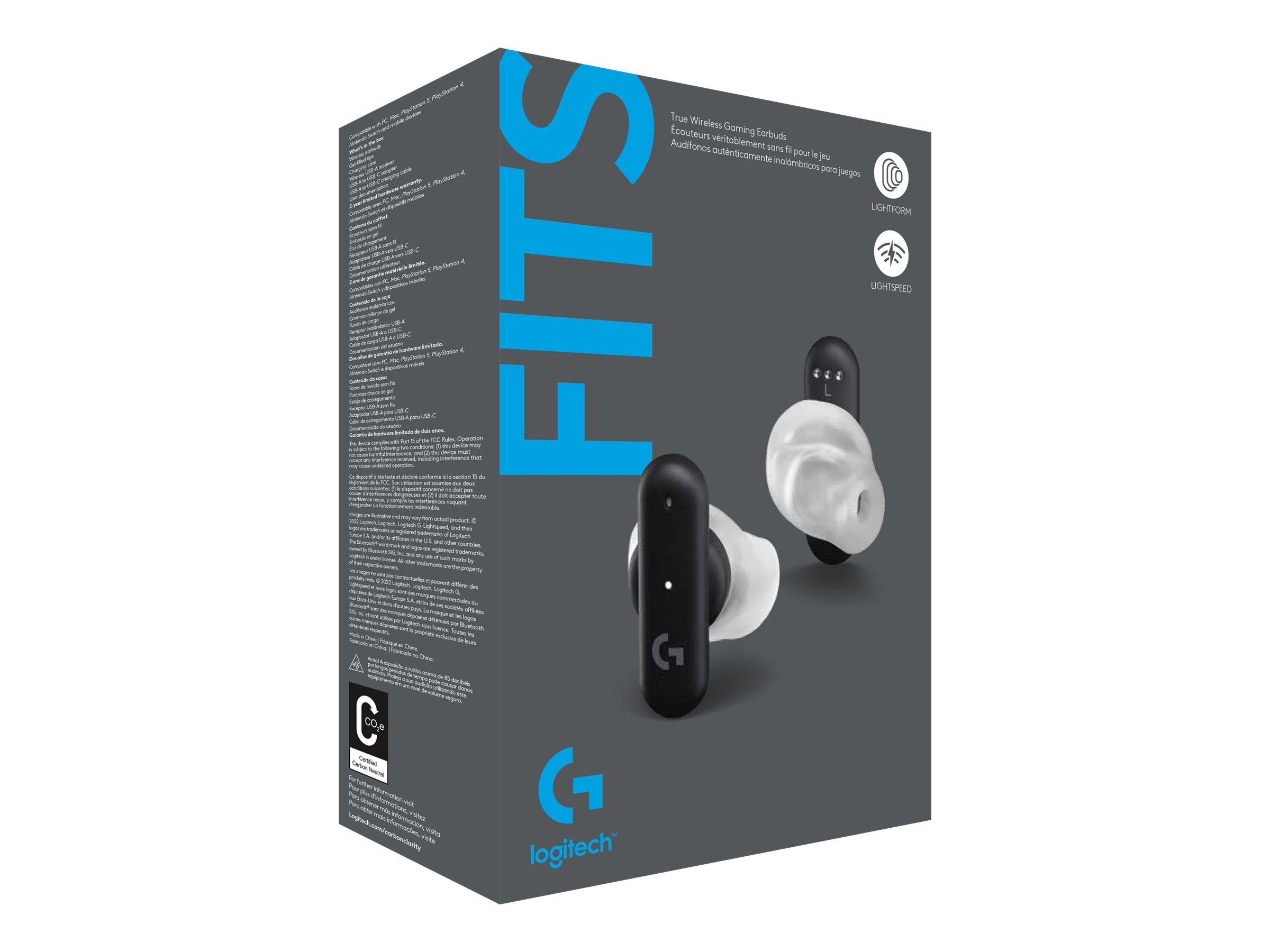 LOGI FITS True Wireless Gaming Earbuds