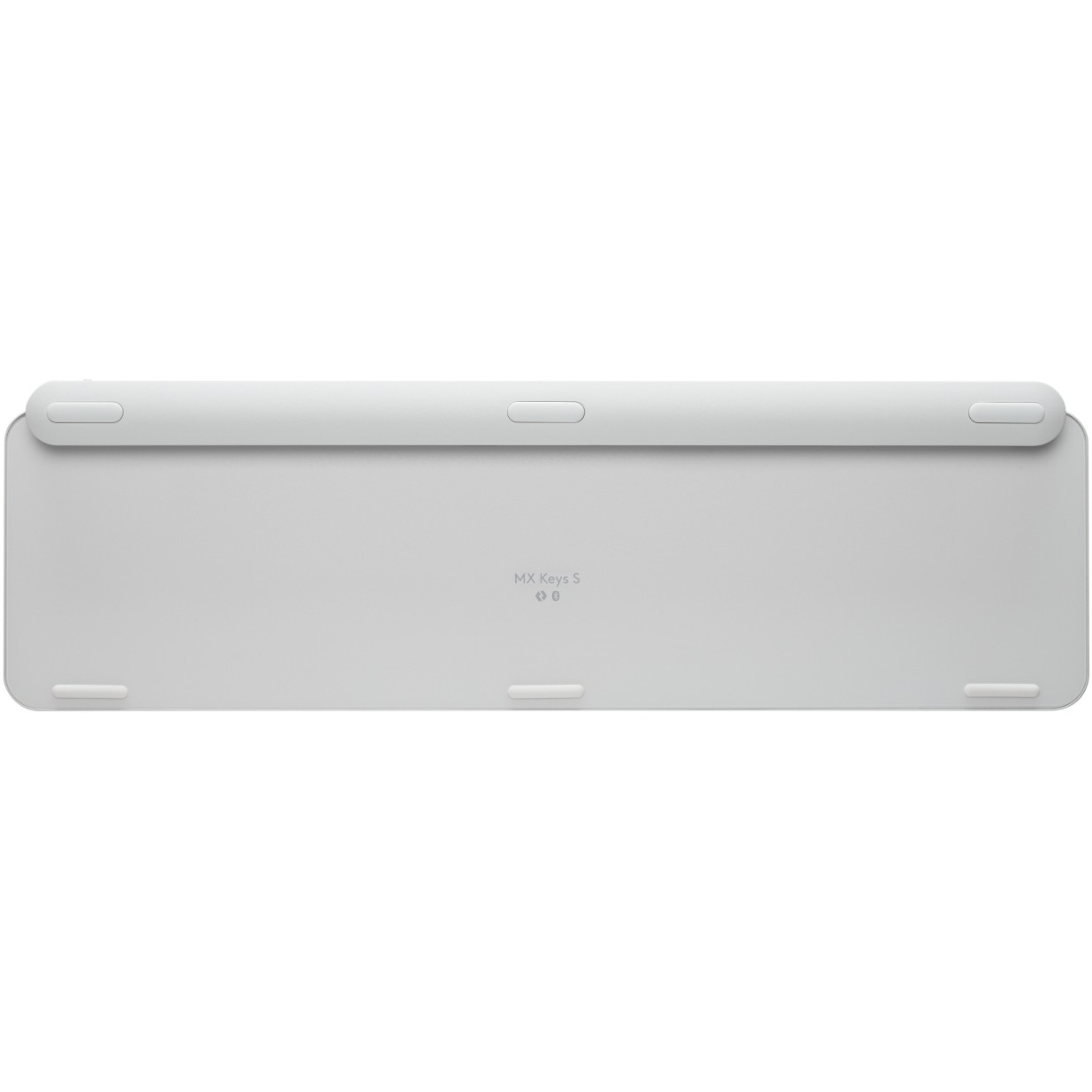 Logitech MX Keys S Tastatur Universal RF Wireless + Bluetooth QWERTY US International Aluminium, Weiß