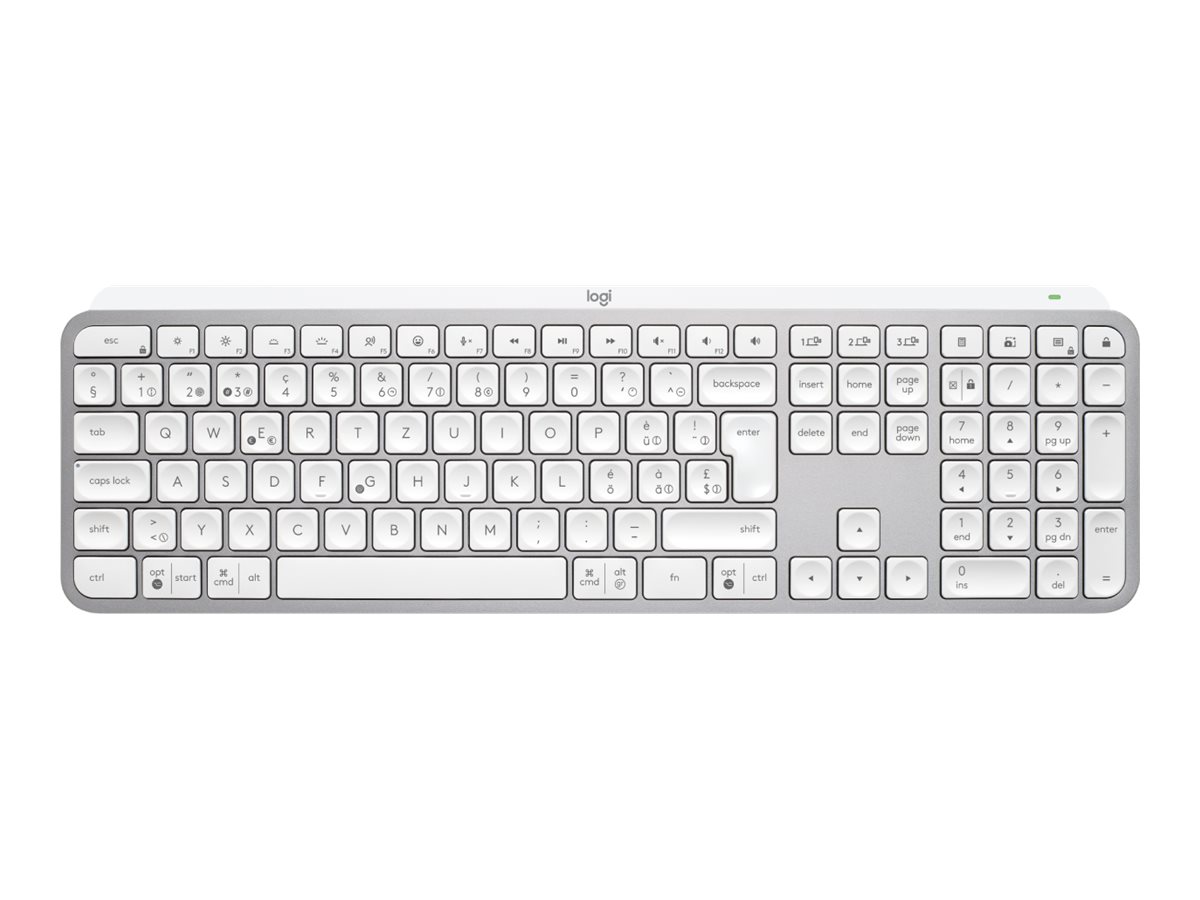 LOGI MX Keys S - PALE GREY - (DE) - BT