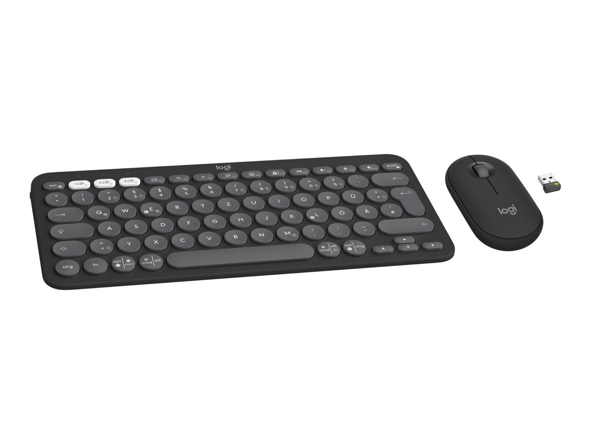 LOGI Pebble 2 Combo TONAL GRAPHITE (PAN)
