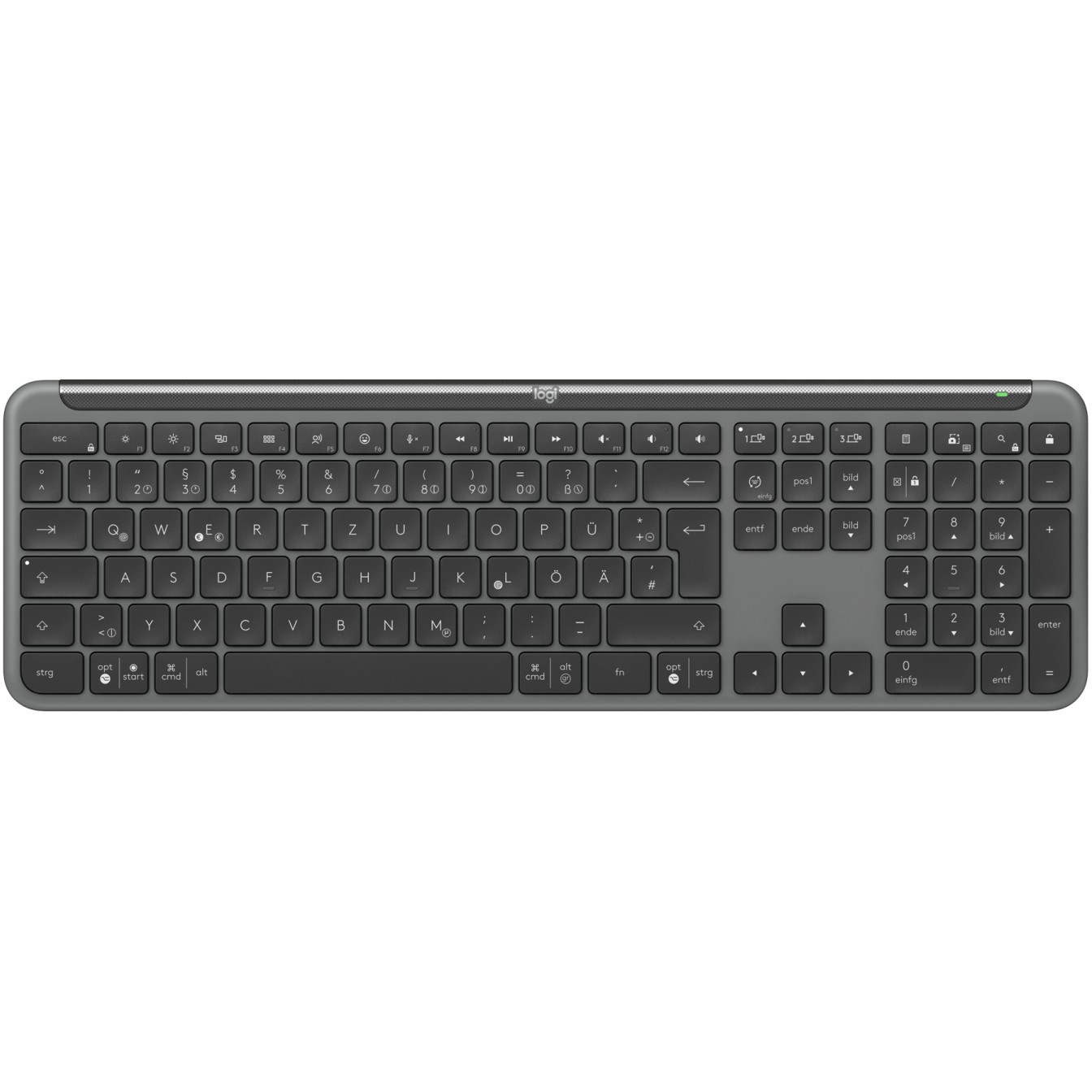 Logitech Wireless Keyboard K950 Signature Slim graphite