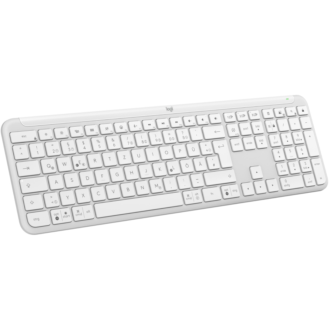 Logitech Wireless Keyboard K950 Signature Slim off-white