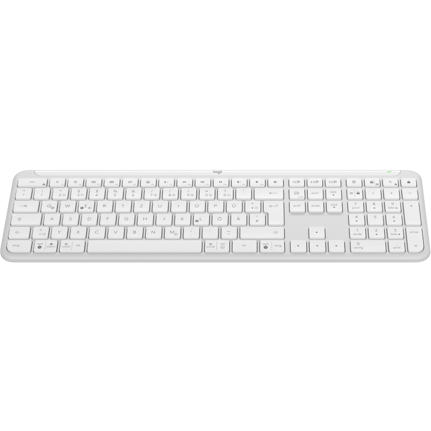 Logitech Wireless Keyboard K950 Signature Slim off-white