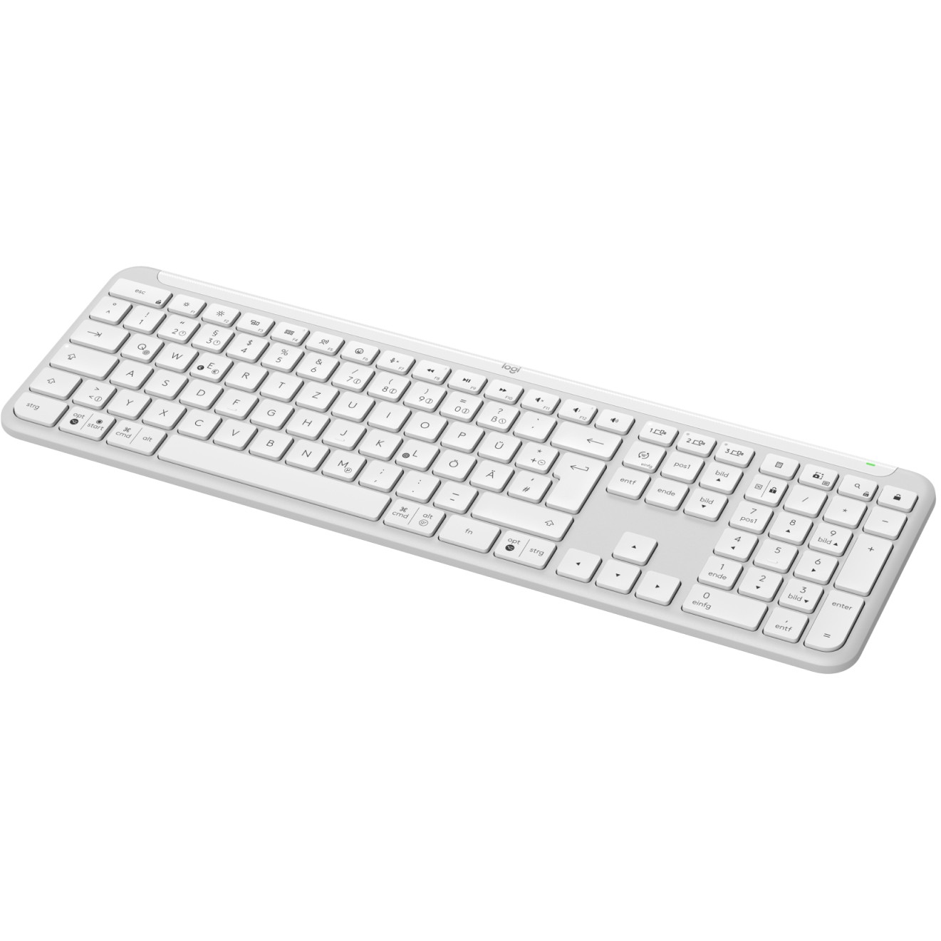 Logitech Wireless Keyboard K950 Signature Slim off-white