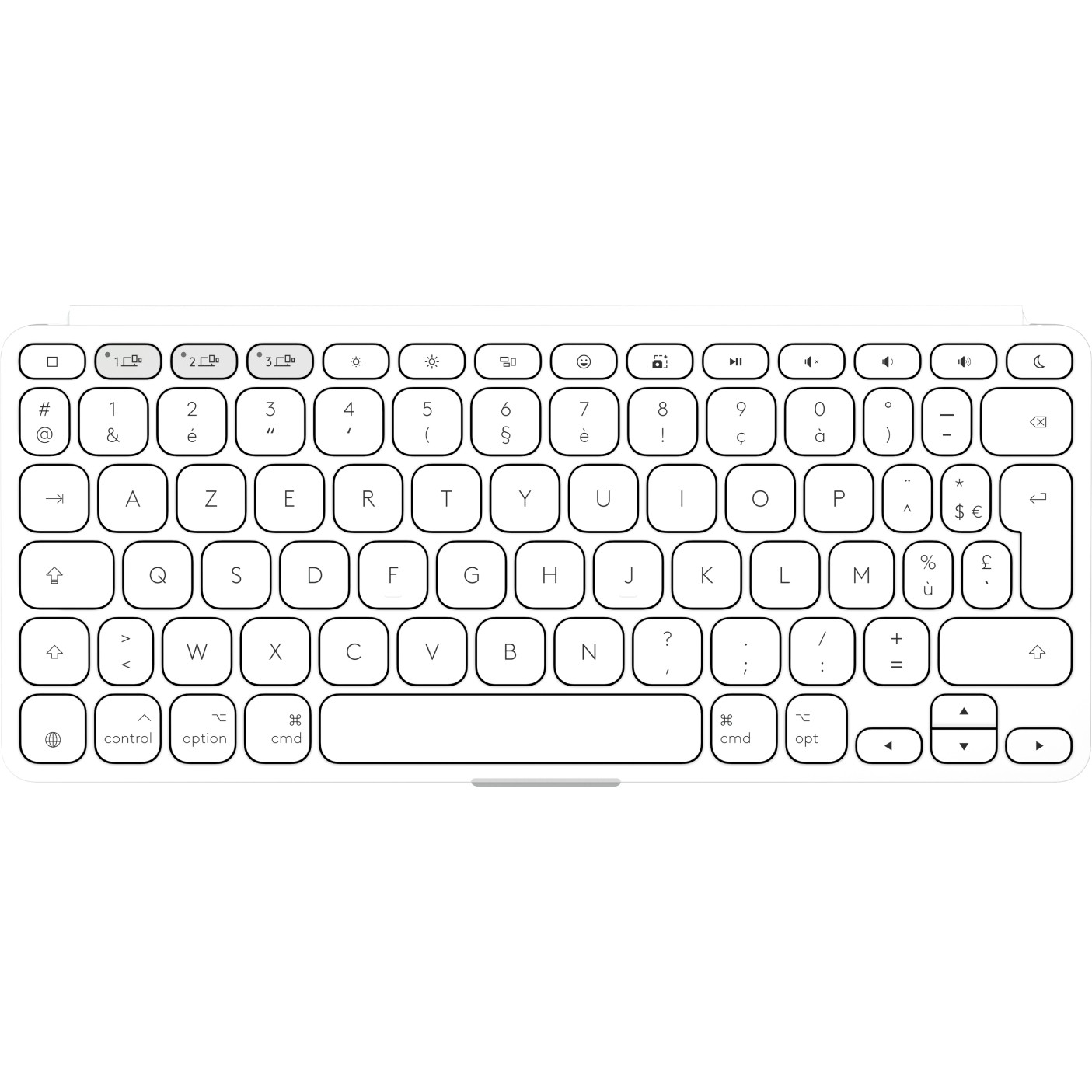 LOGI Keys-To-Go 2 - Pale Grey (FR)