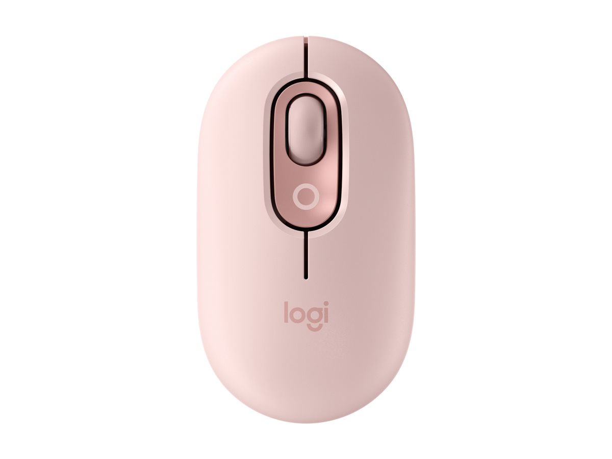 LOGI POP Mouse with emoji - ROSE