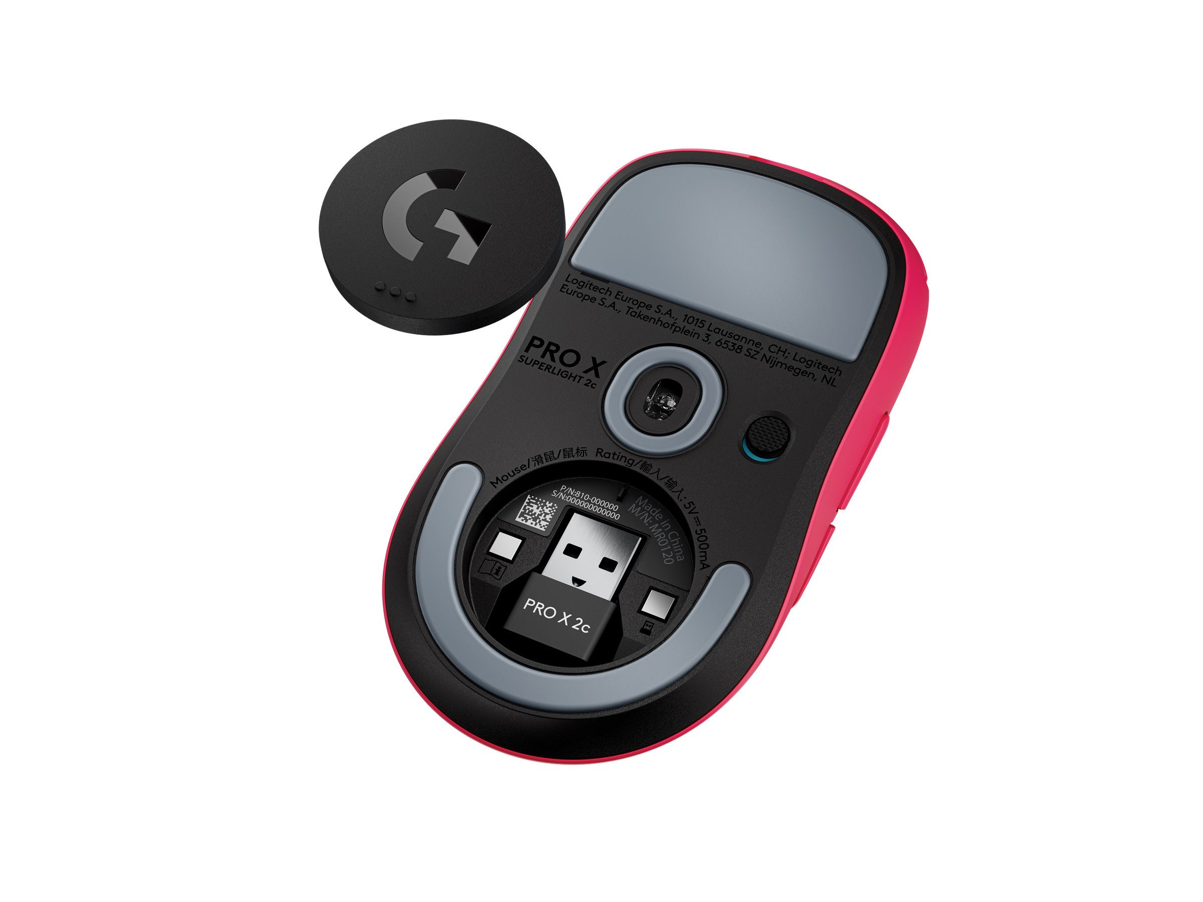 LOGI PRO X SUPERLIGHT wireless mouse PNK