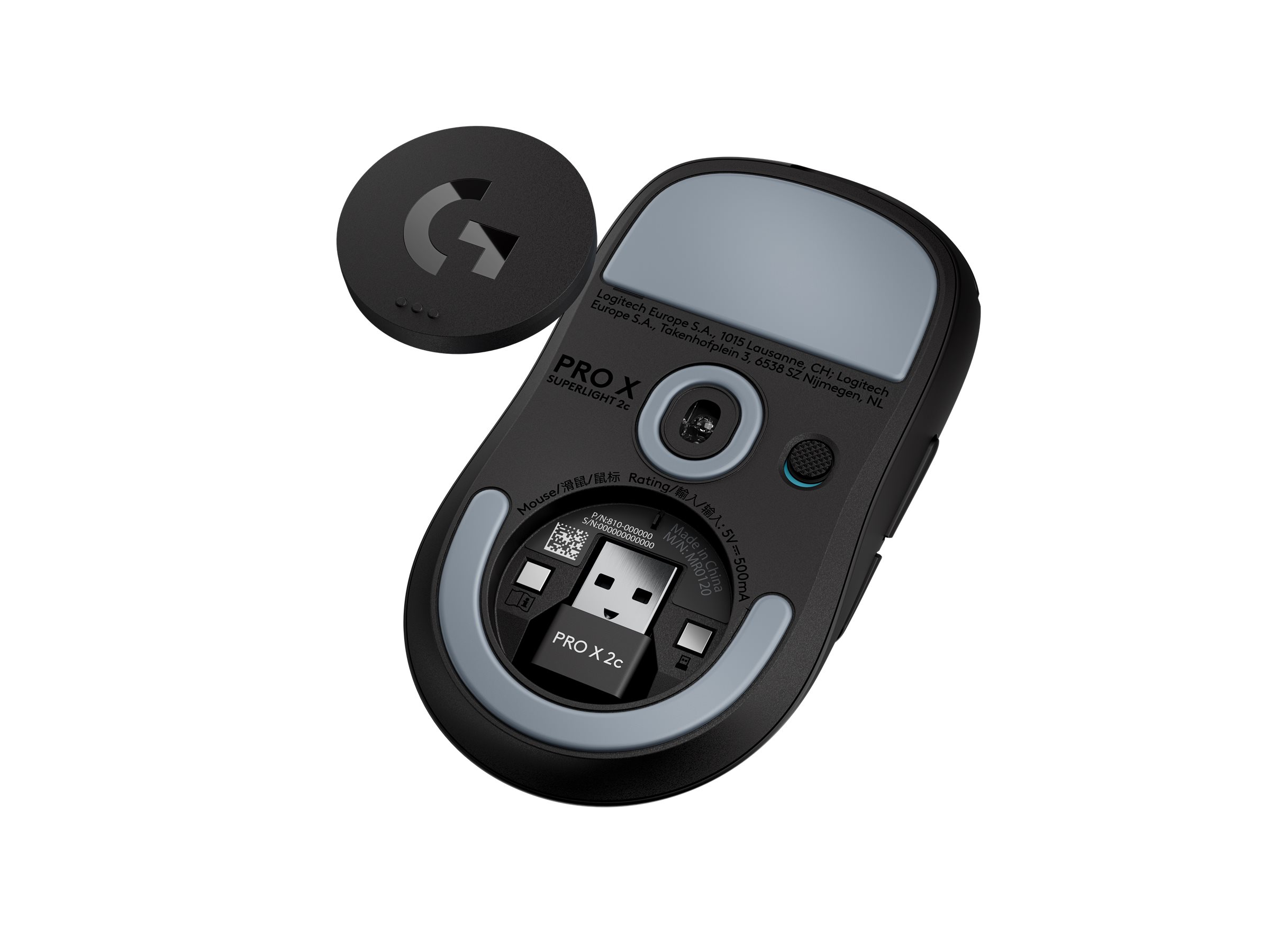 LOGI PRO X SUPERLIGHT wireless mouse BK