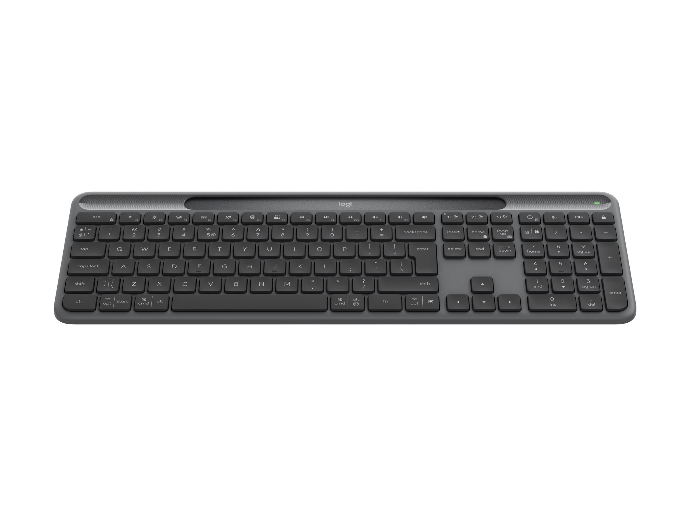 LOGI Slim Solar+ Keyboard Graphite (US)
