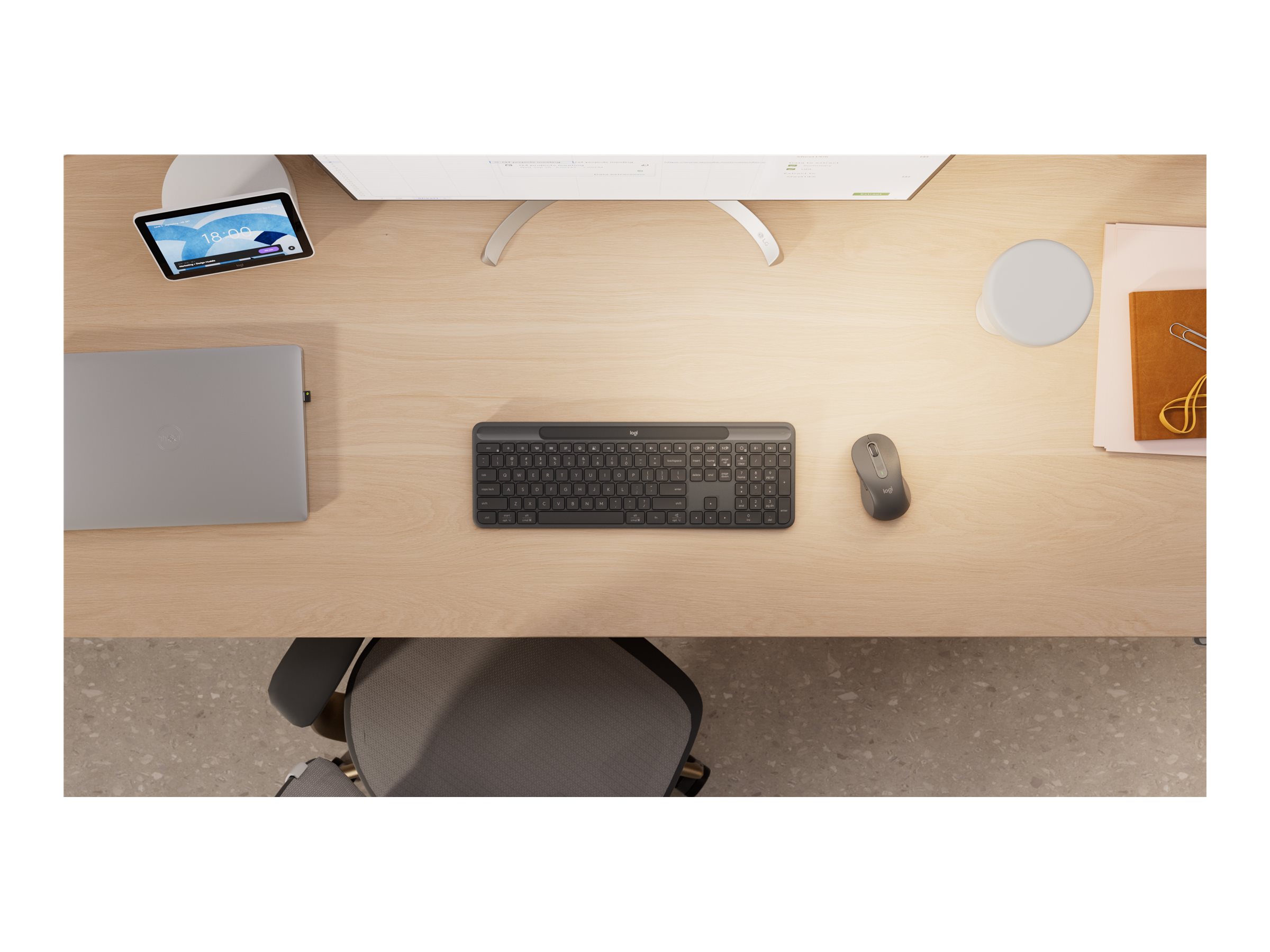 Logitech Signature Slim Solar + K980 for Business keyboard