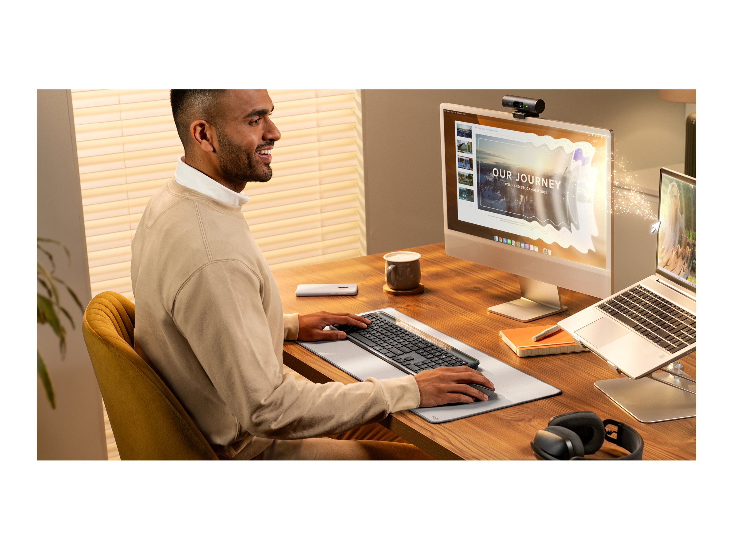 LOGI Slim Solar+ Keyboard Graphite (CH)