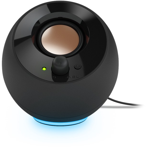Creative Lautsprecher Pebble SE RGB Stereo, schwarz