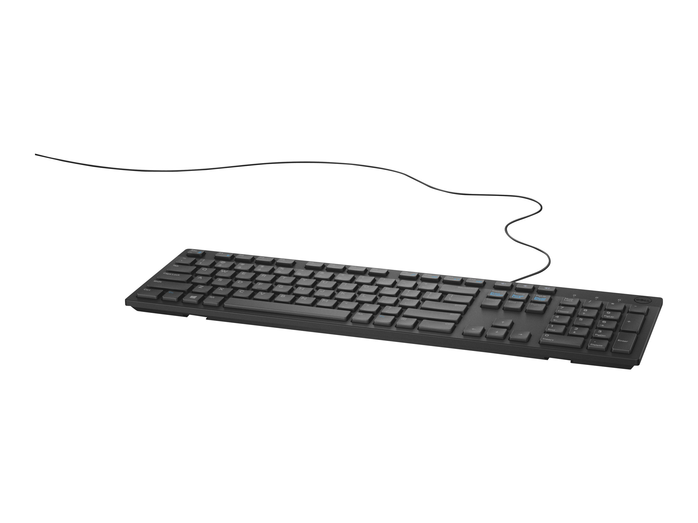 Dell Multimedia Keyboard-KB216 - UK QWERTY - Black RTL BOX
