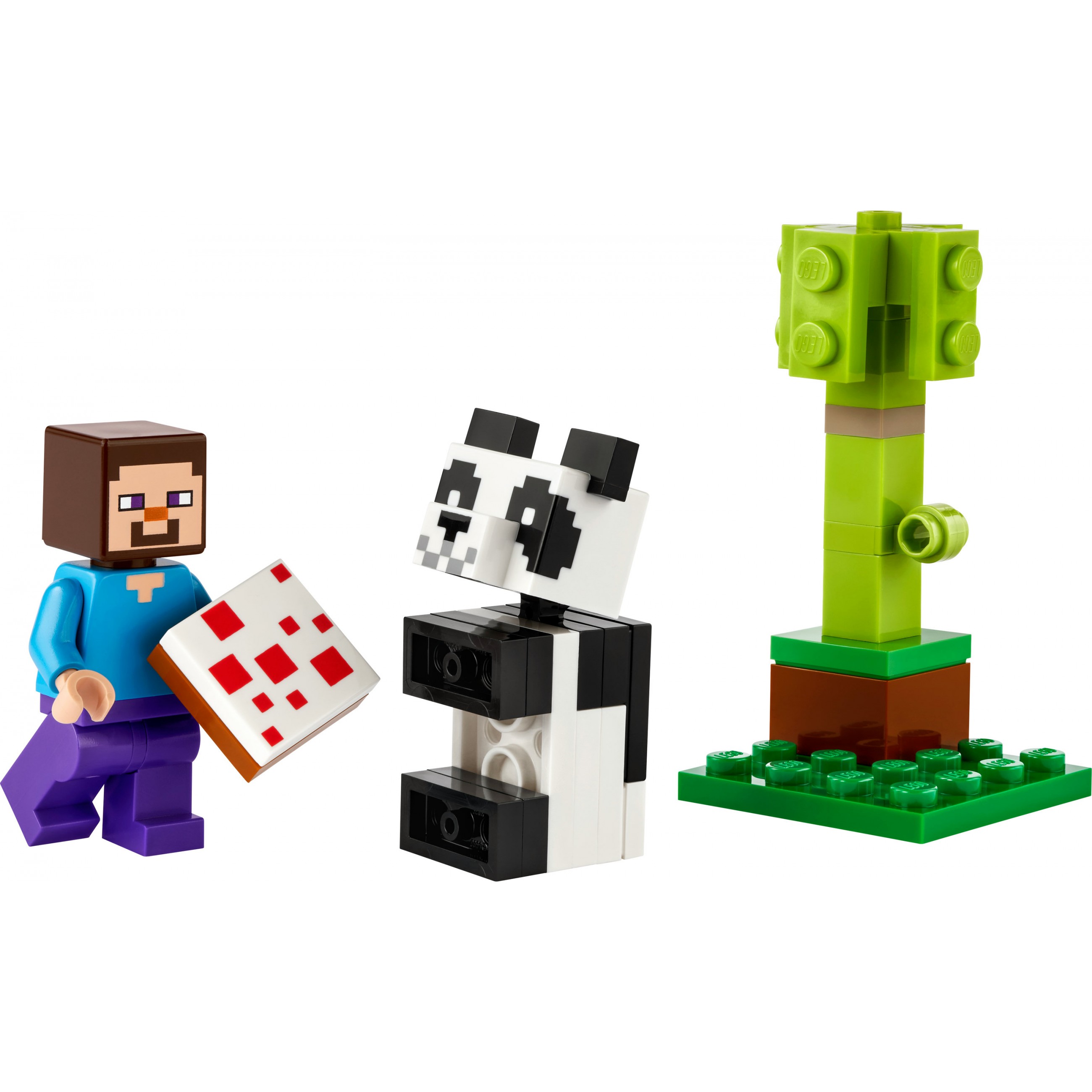 LEGO Minecraft Steve and Baby Panda