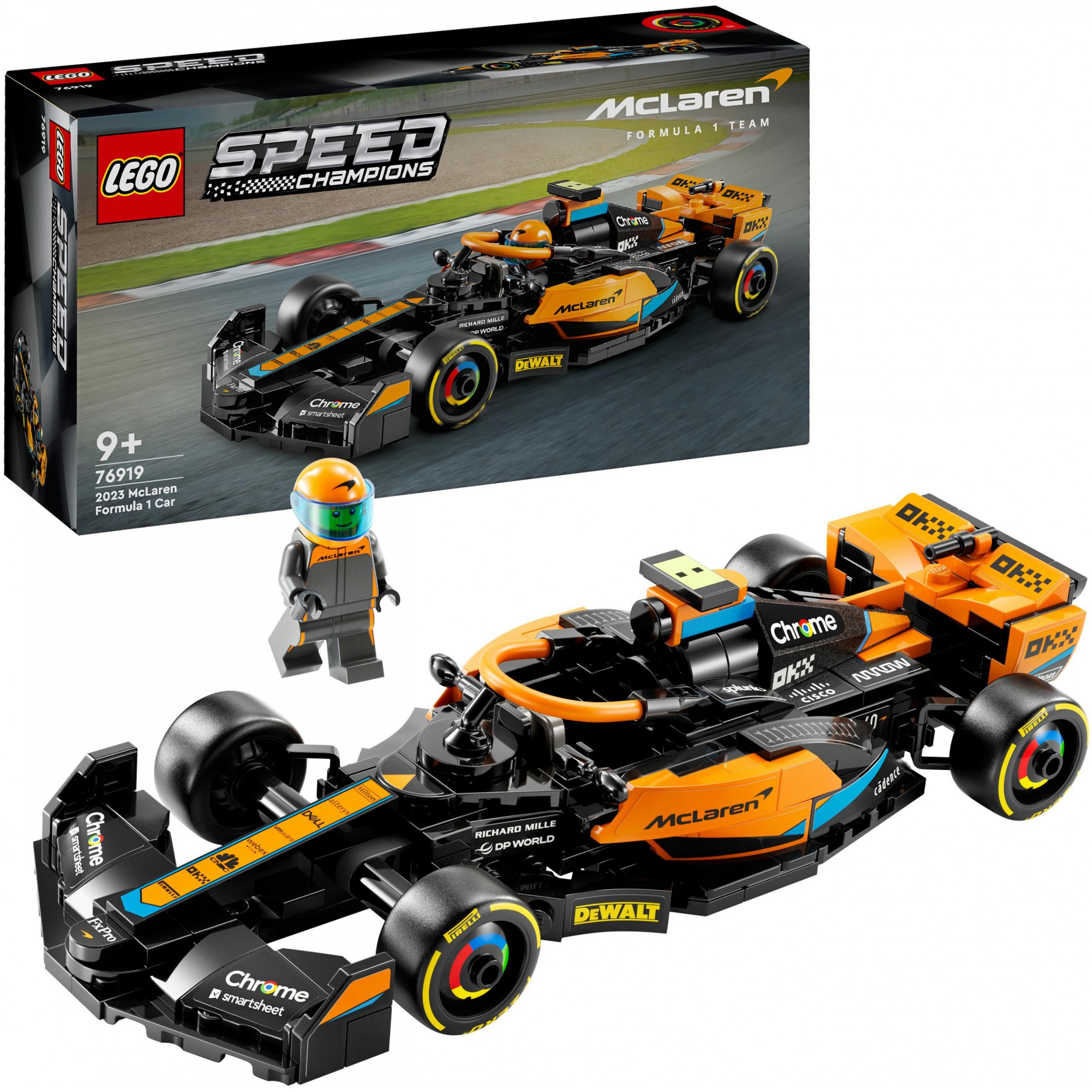 LEGO Speed Champions 2023 McLaren Formula 1 Race Car