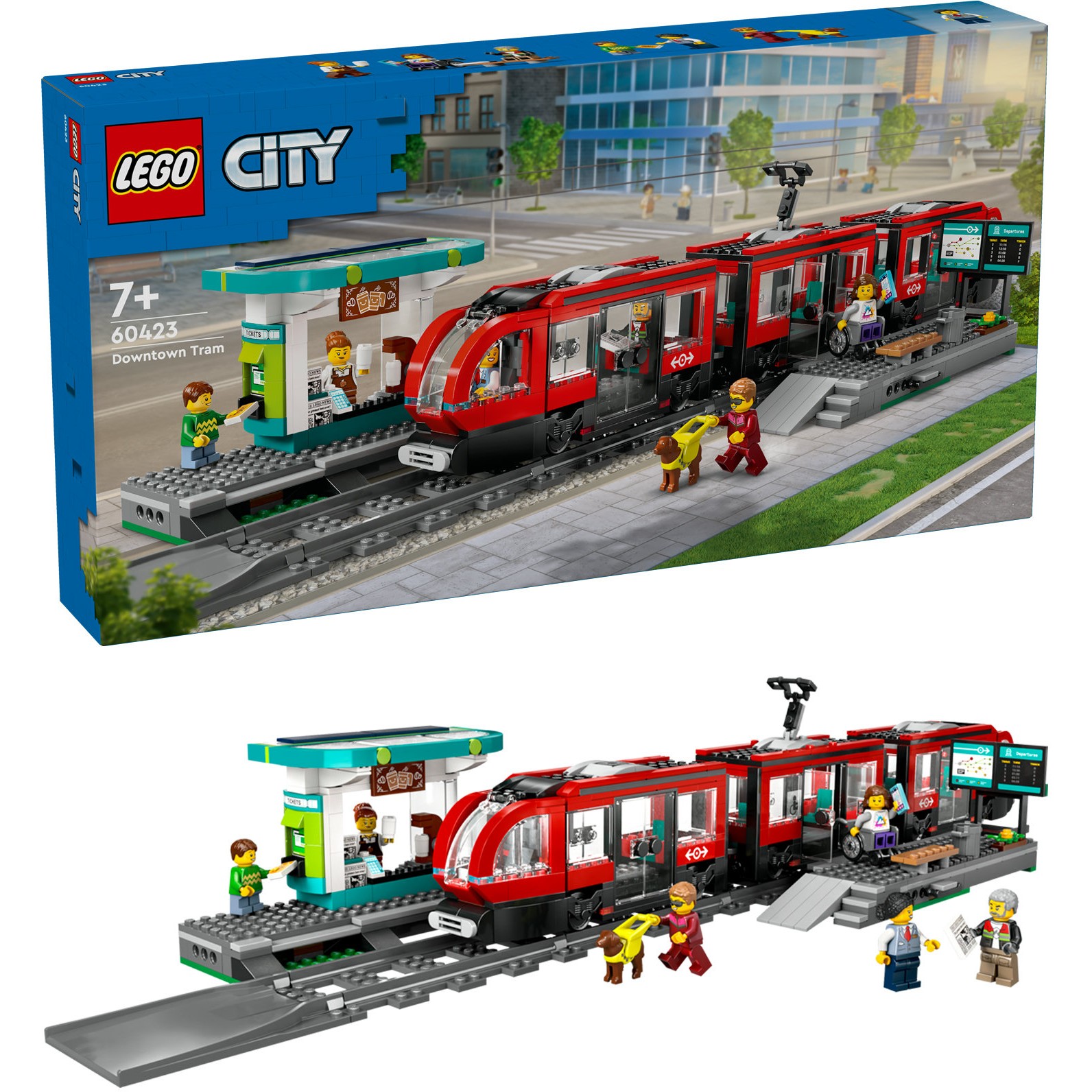 LEGO City Downtown Tram and Station