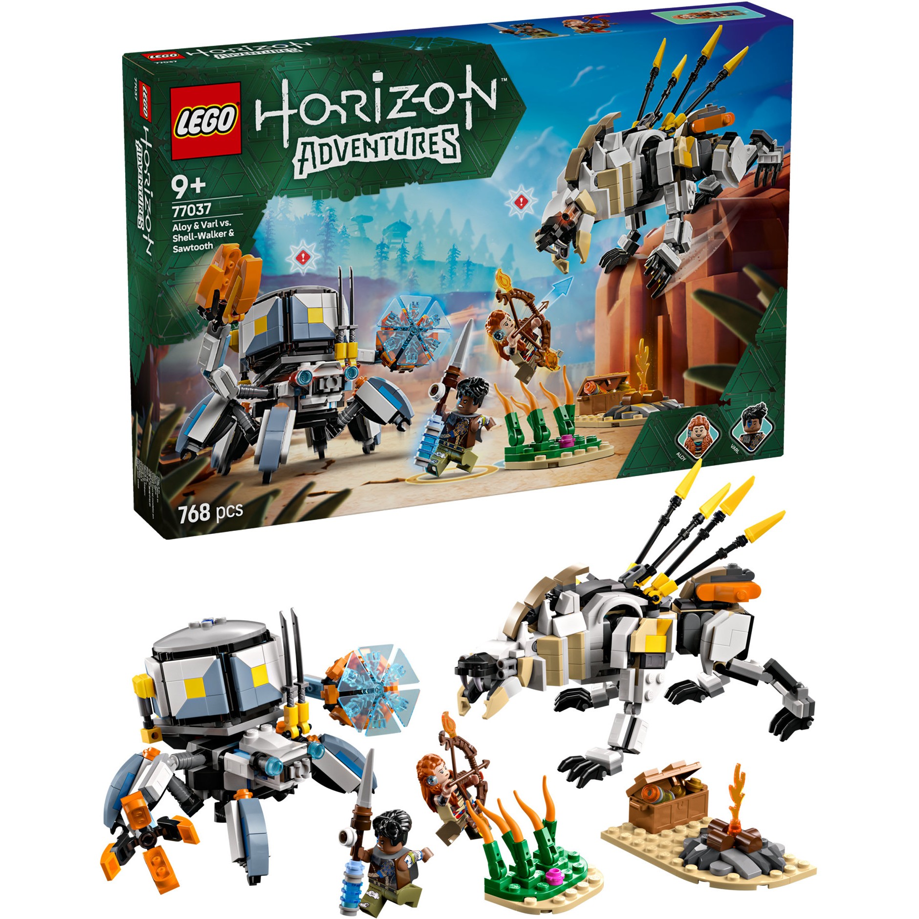 LEGO Horizon Aloy & Varl vs. Shell-Walker & Sawtooth
