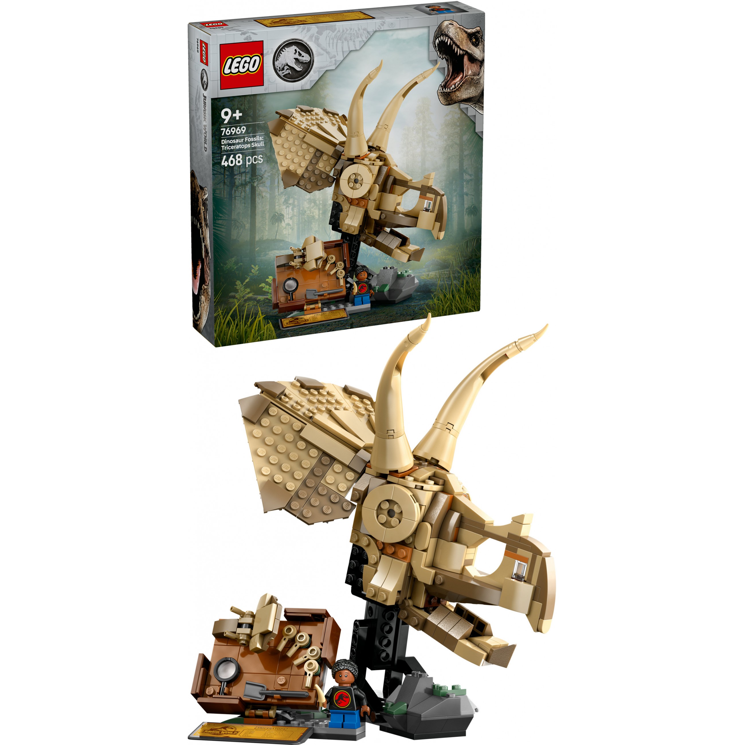 LEGO Jurassic World Dinosaur Fossils: Triceratops Skull