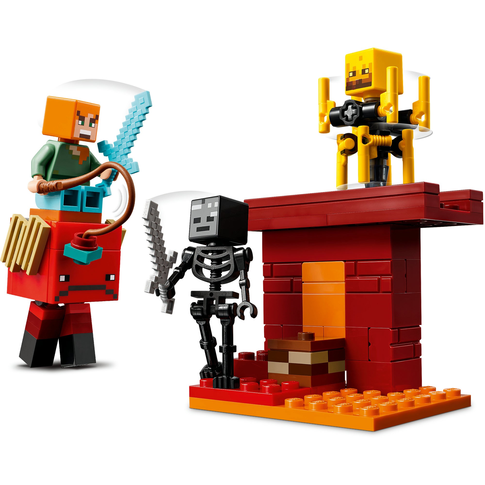 LEGO Minecraft The Nether Lava Battle