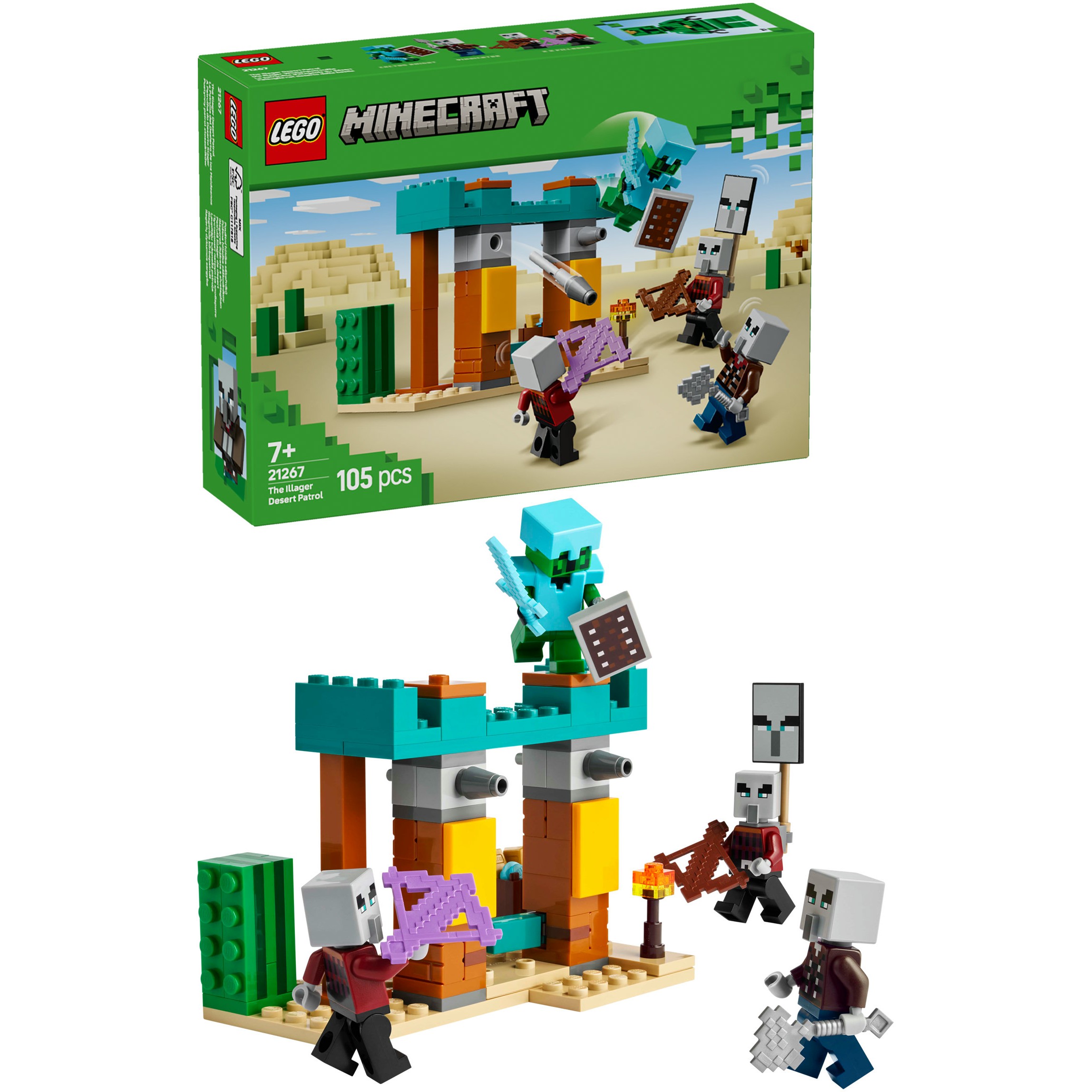 LEGO Minecraft The Illager Desert Patrol