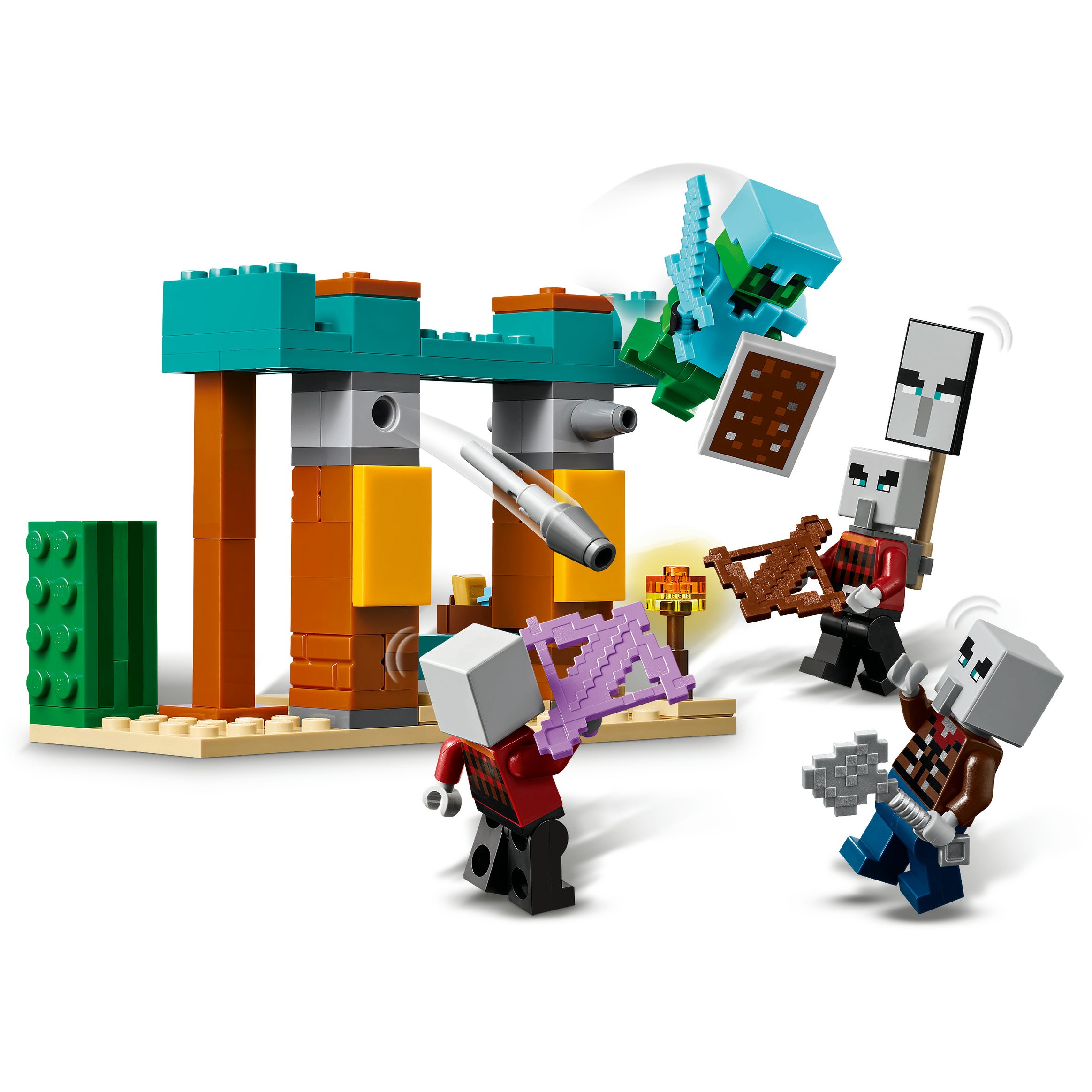LEGO Minecraft The Illager Desert Patrol