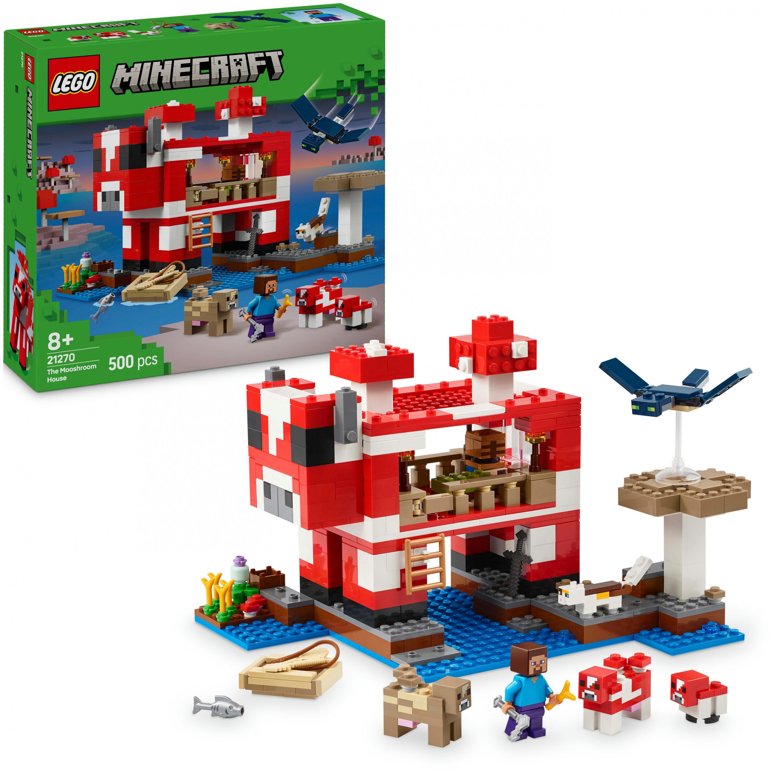 LEGO Minecraft The Mooshroom House