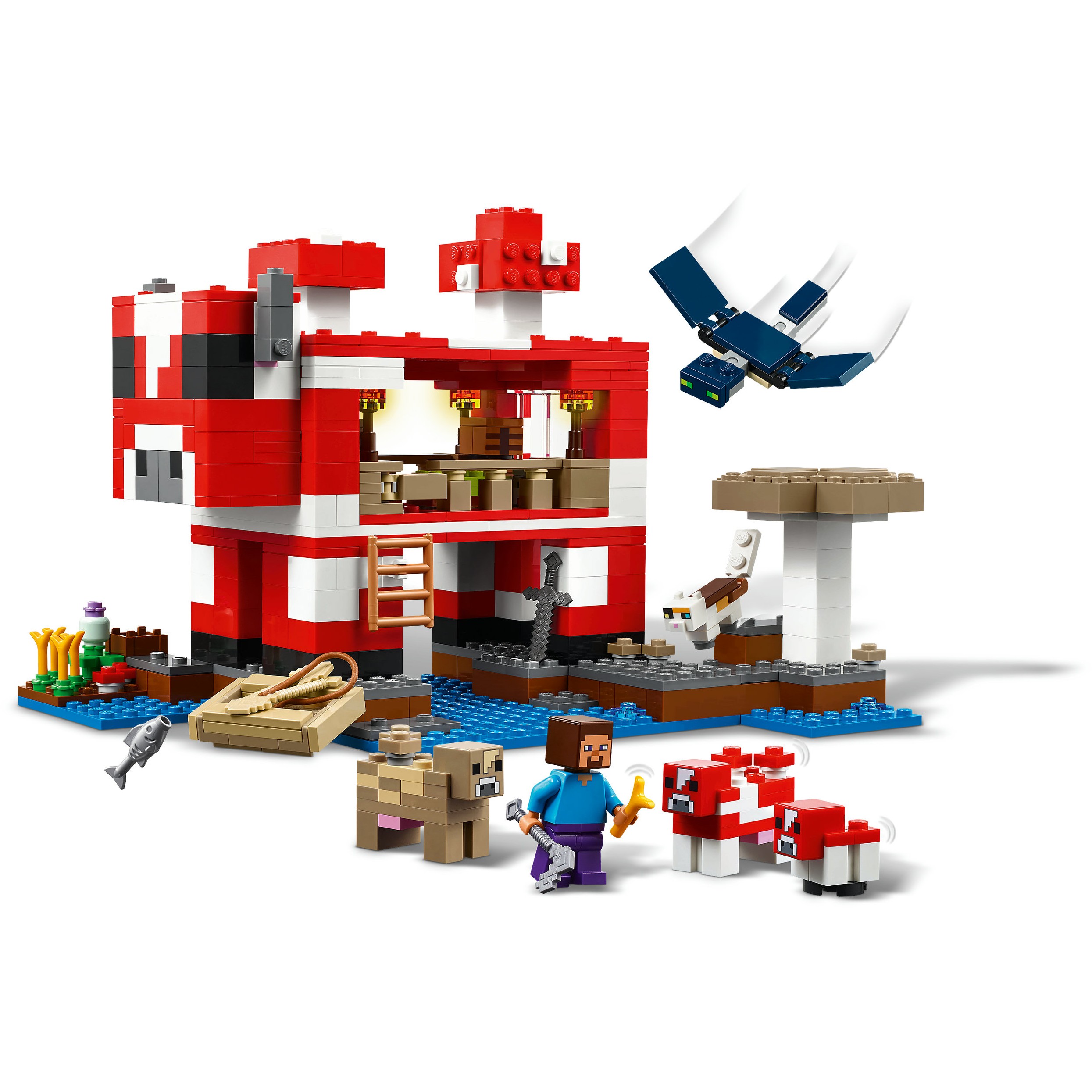 LEGO Minecraft The Mooshroom House