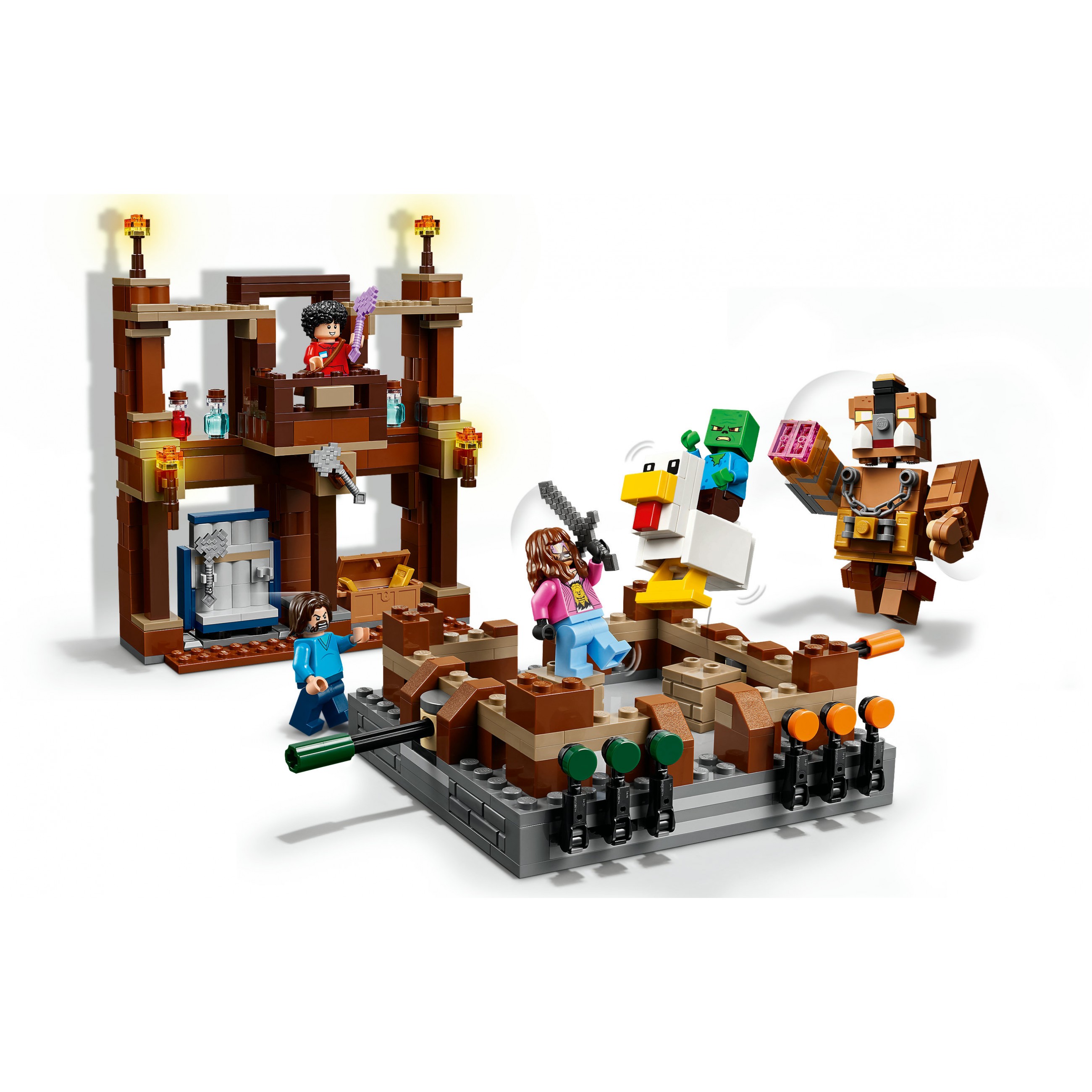 LEGO Minecraft Woodland Mansion Fighting Ring