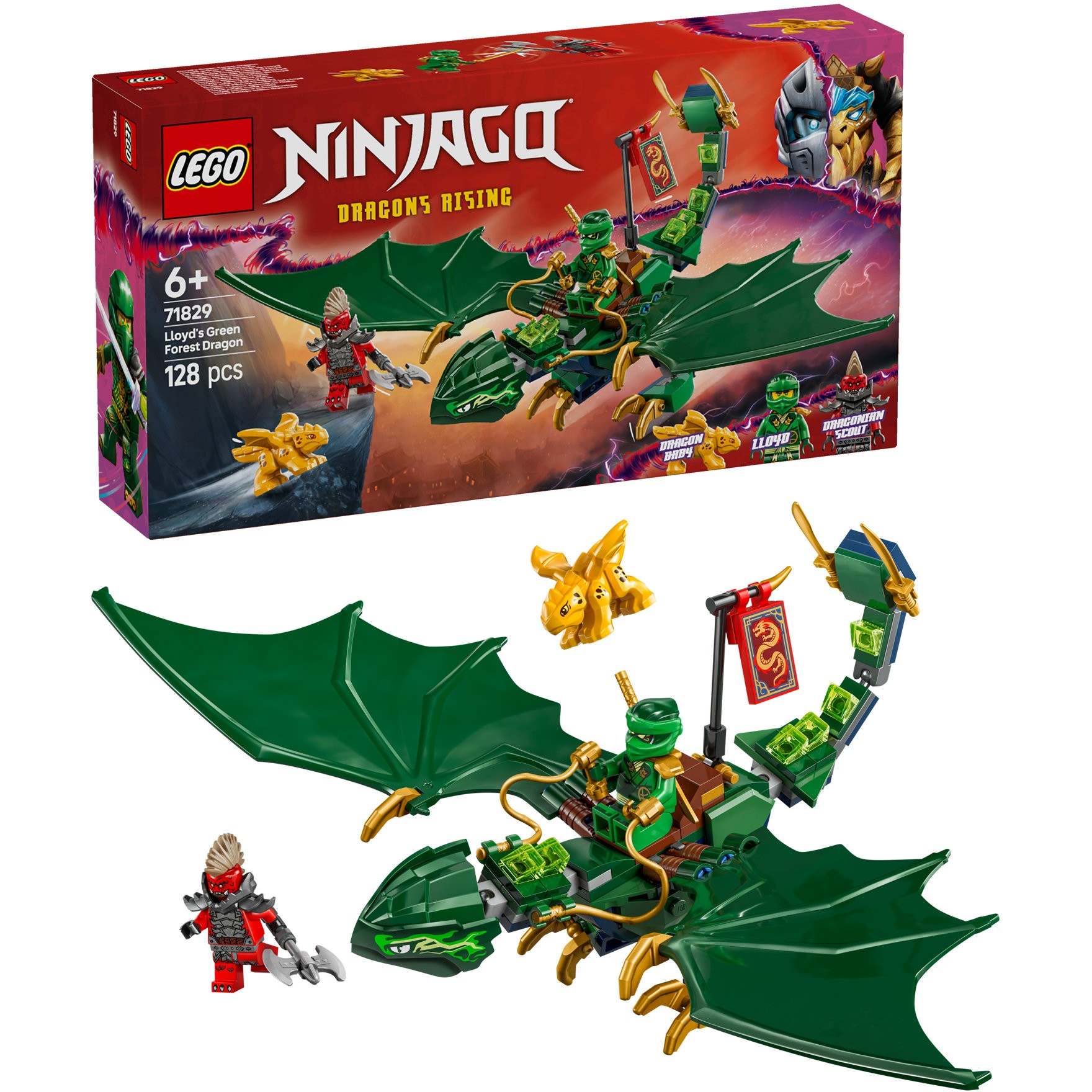 LEGO NINJAGO Lloyd's Green Forest Dragon