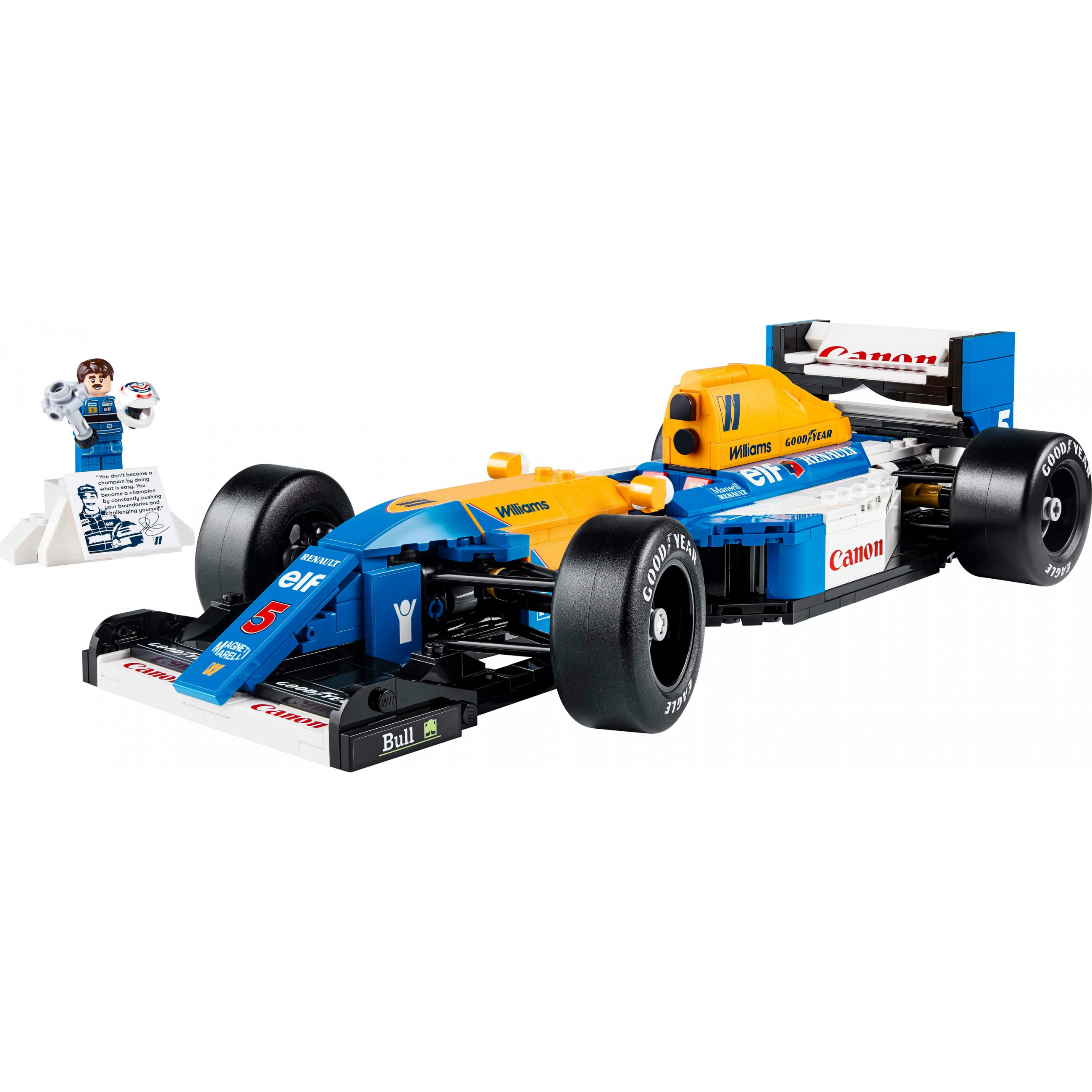 LEGO ICONS Williams Racing FW14B & Nigel Mansell