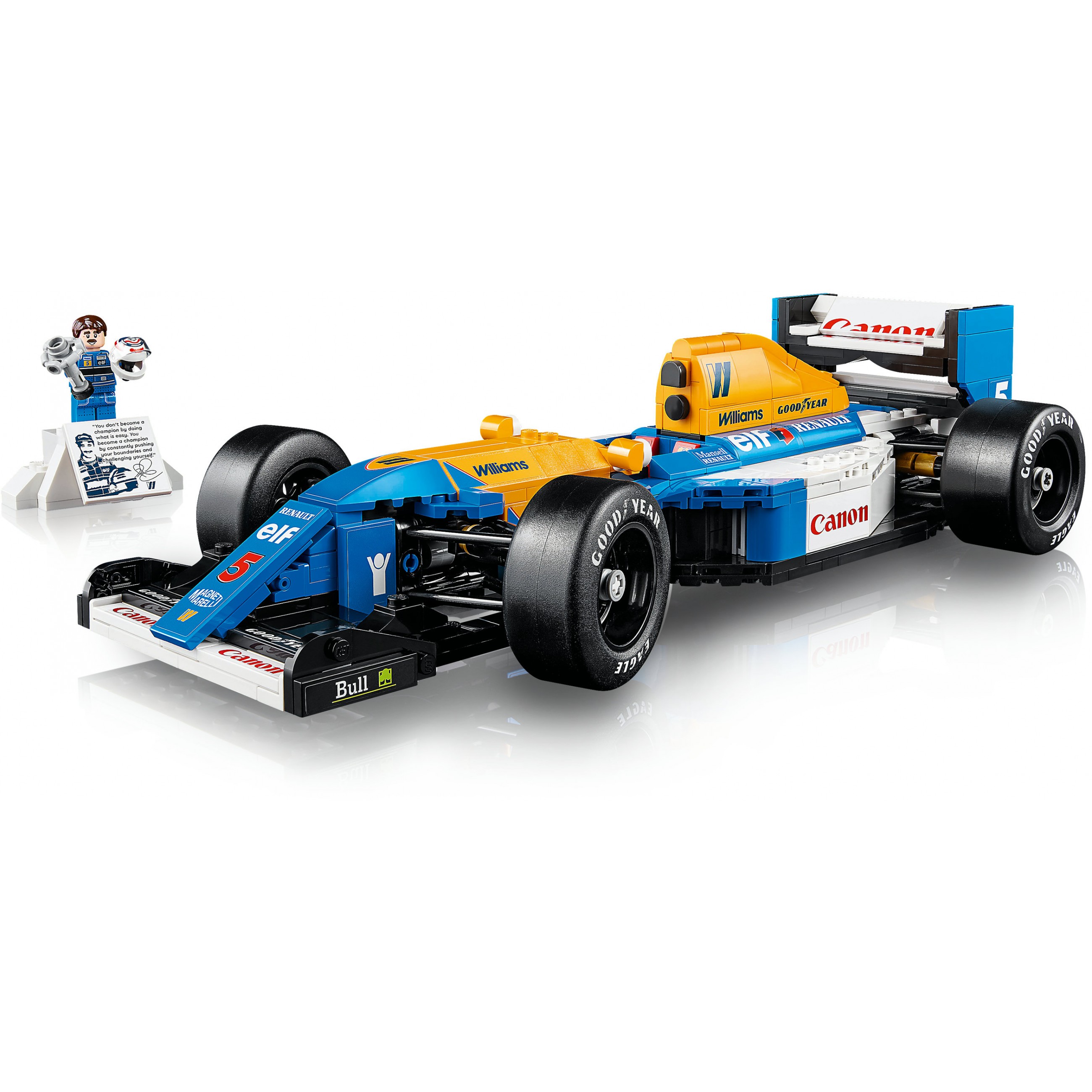 LEGO ICONS Williams Racing FW14B & Nigel Mansell