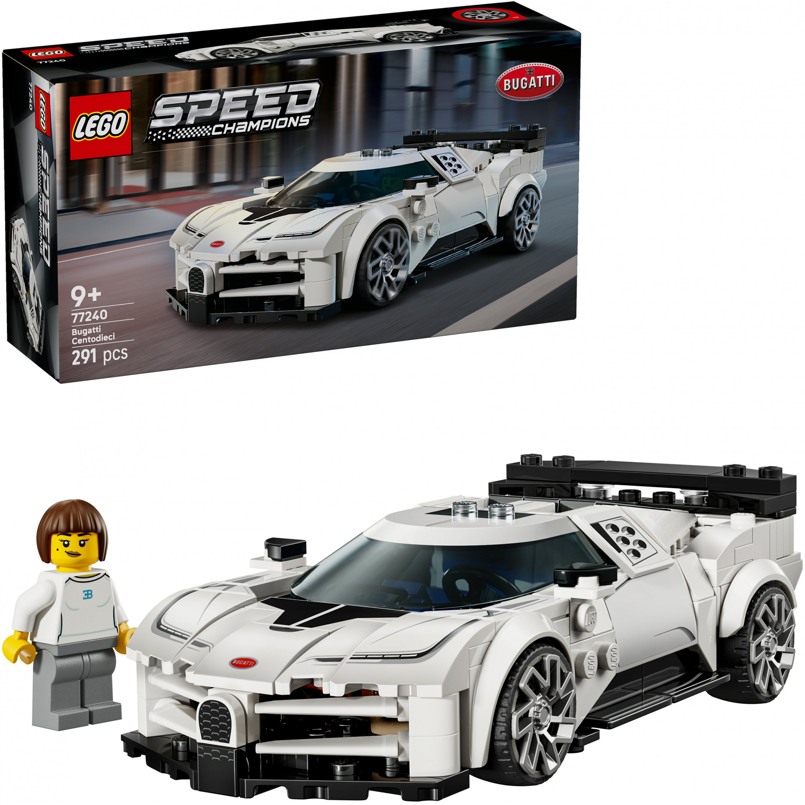 LEGO Speed Champions Bugatti Centodieci Hypersportwagen 77240