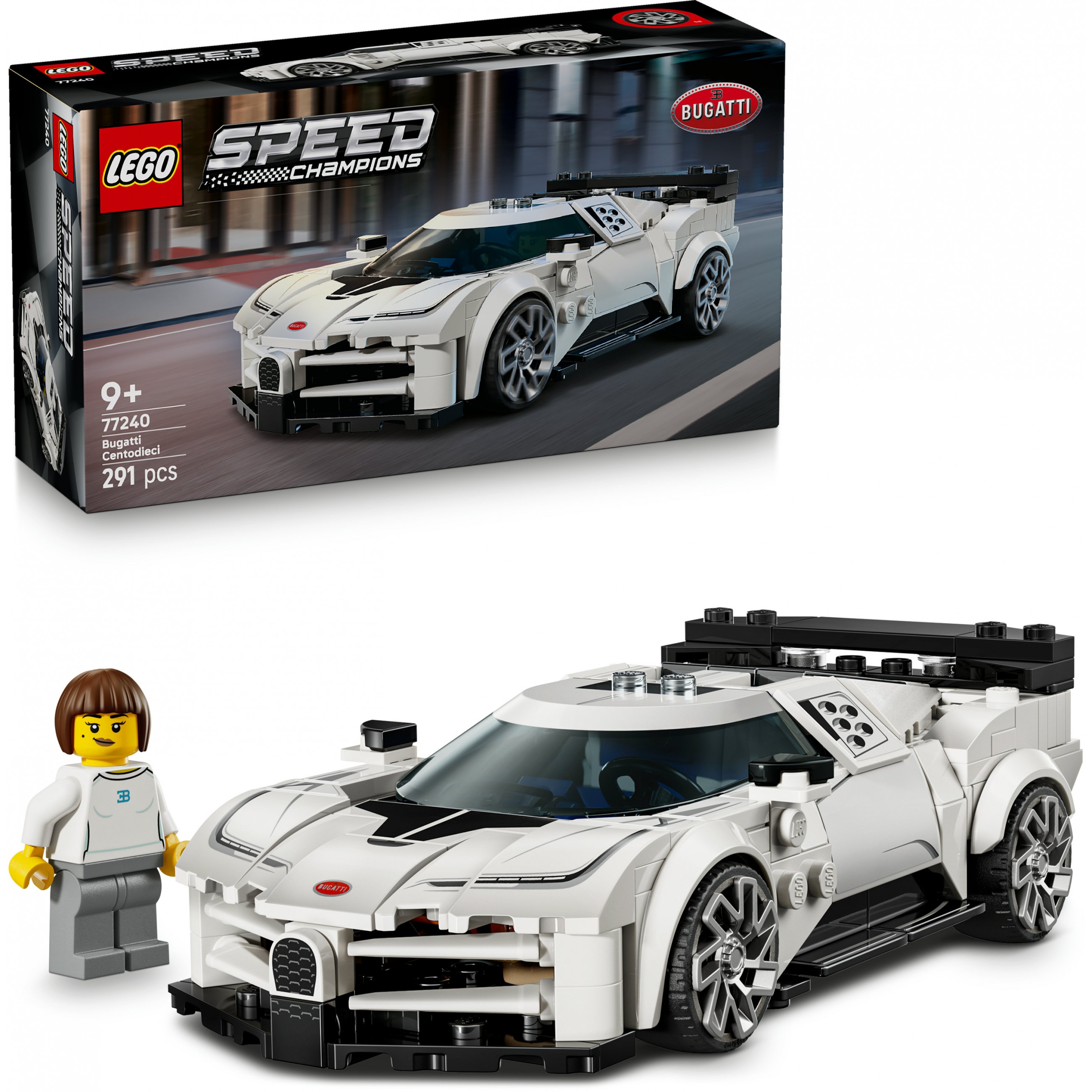LEGO Speed Champions Bugatti Centodieci Hypersportwagen 77240