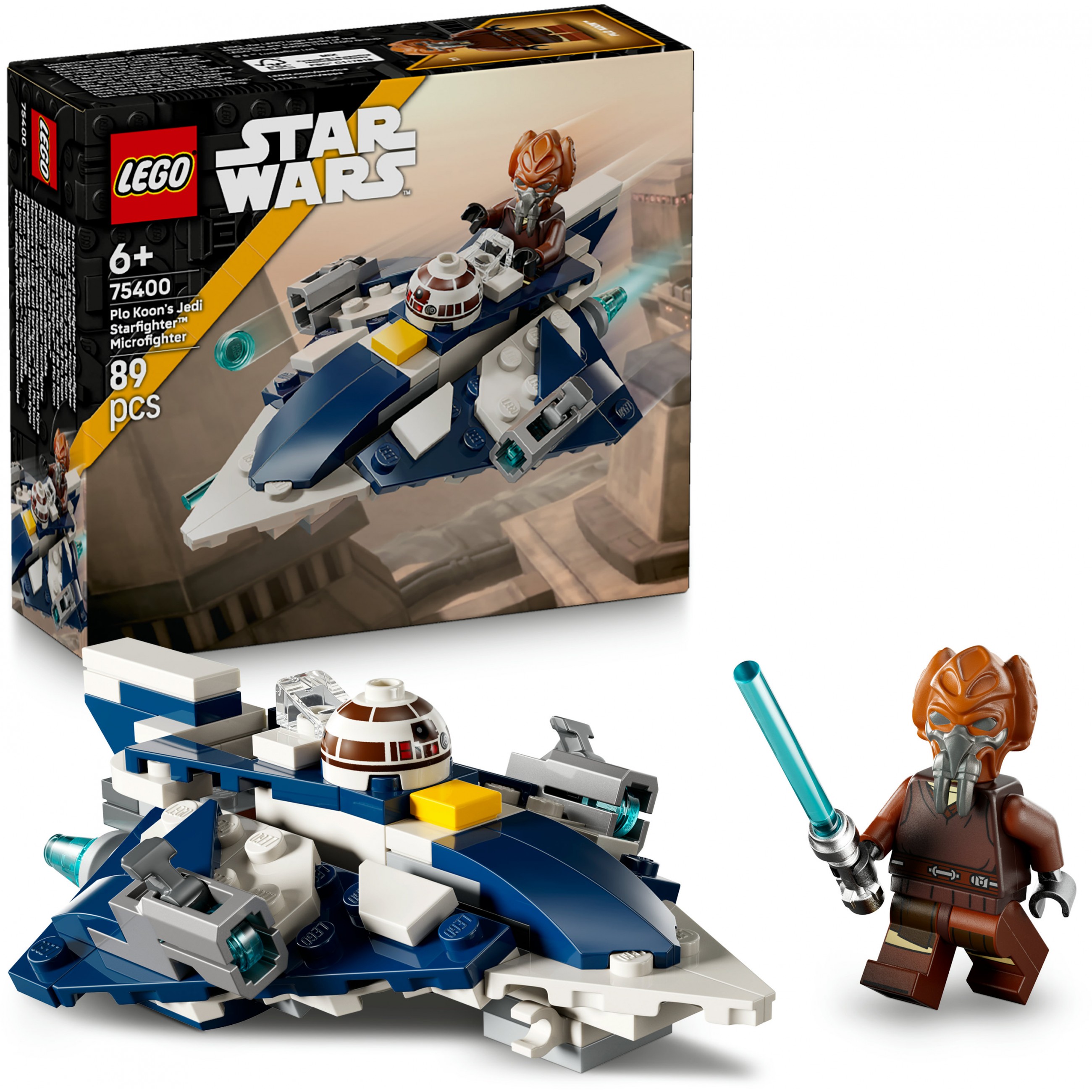 LEGO Star Wars Plo Koon's Jedi Starfighter Microfighter