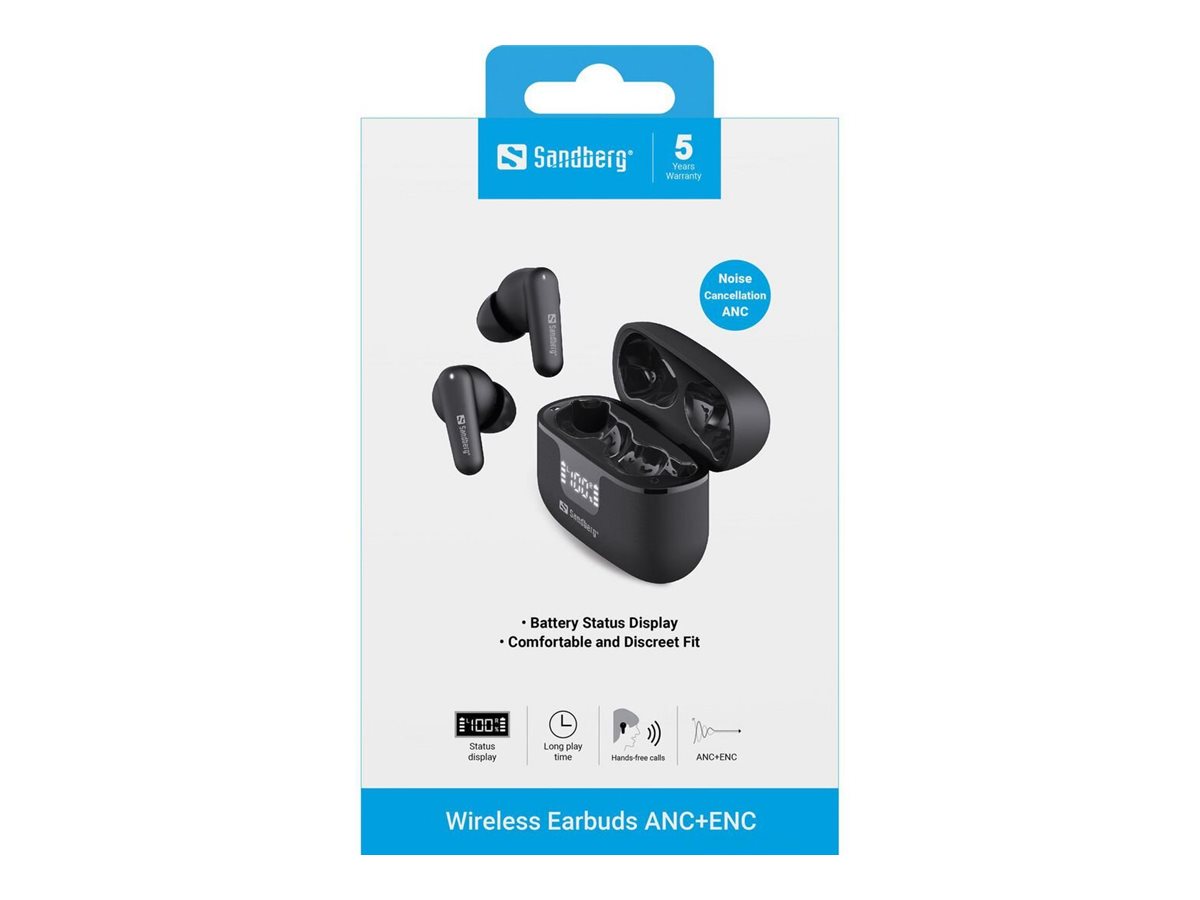 SANDBERG Wireless Earbuds ANC+ENC