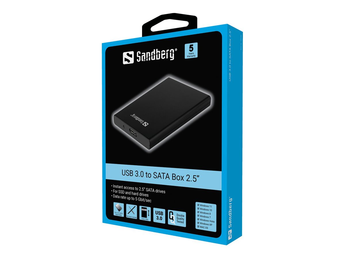 SANDBERG USB 3.0 to SATA Box 2.5