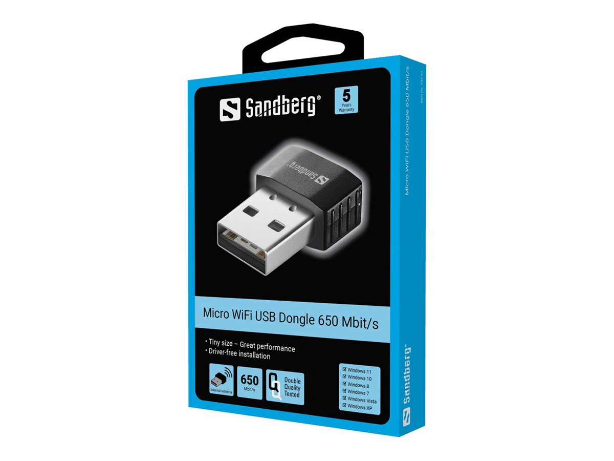 SANDBERG Micro Wifi Dongle 650 Mbit/s