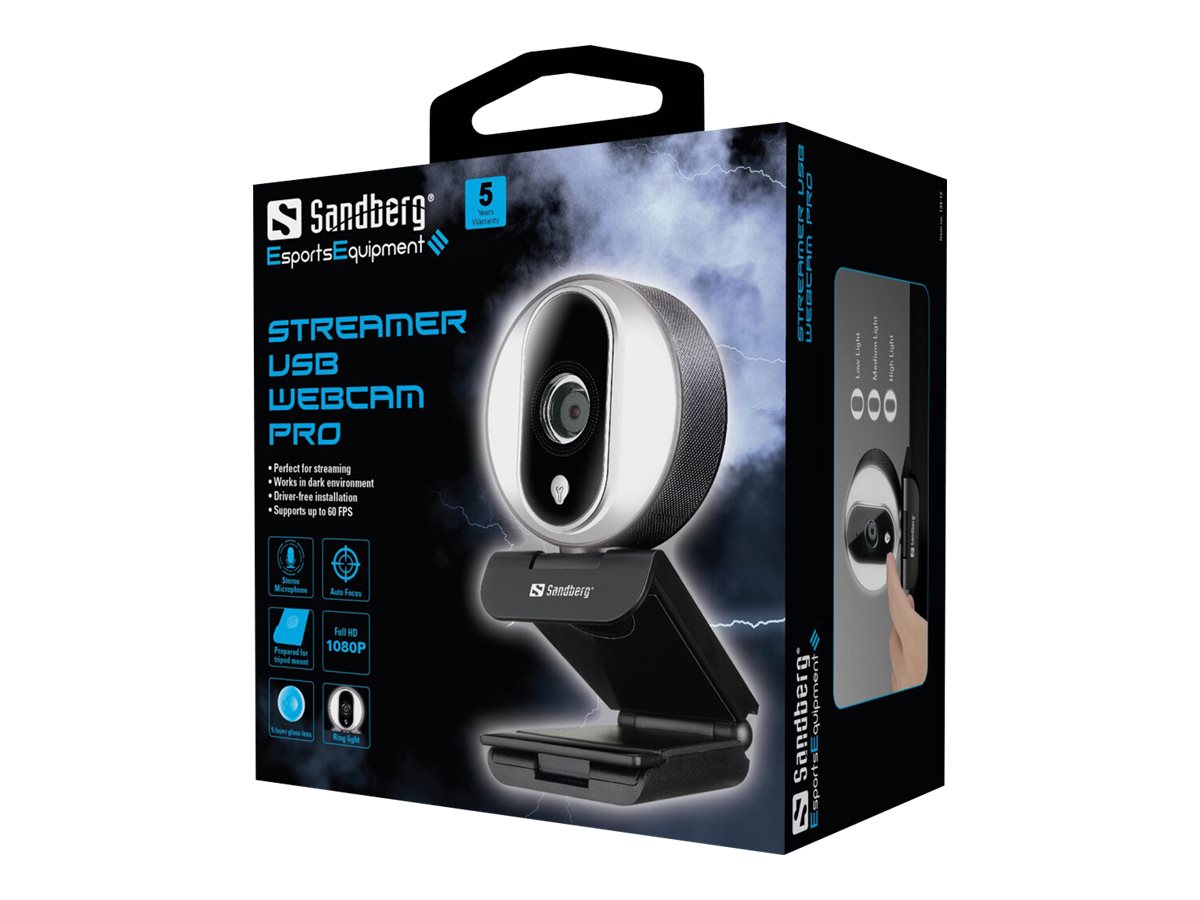 SANDBERG Streamer USB Webcam Pro