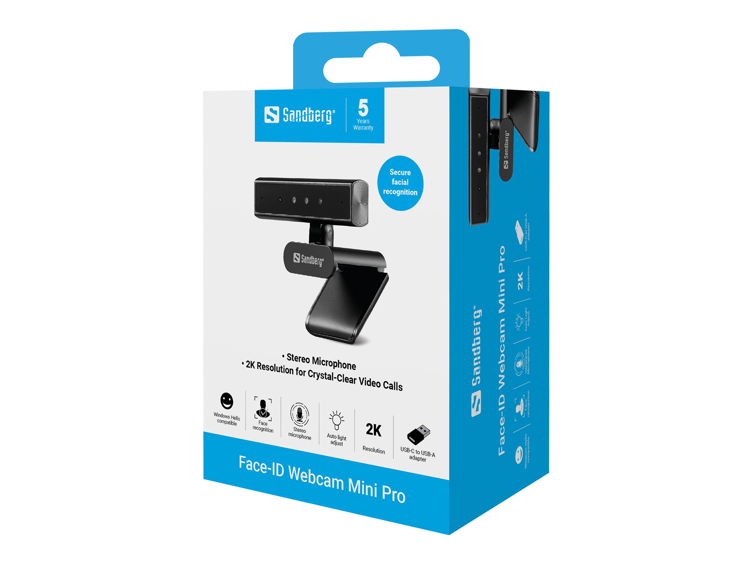 SANDBERG Face-ID Webcam Mini Pro
