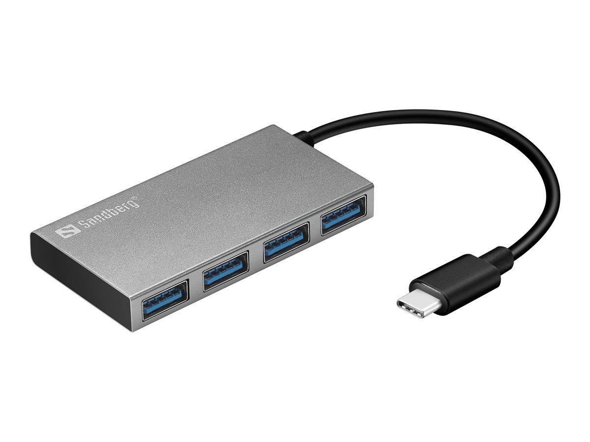 SANDBERG USB-C to 4 xUSB 3.0 Pocket Hub