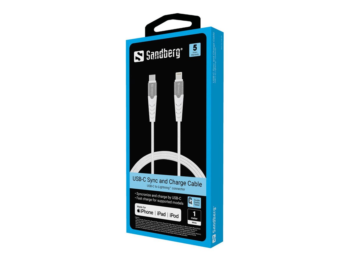 SANDBERG USB-C - Lightning MFI 1M