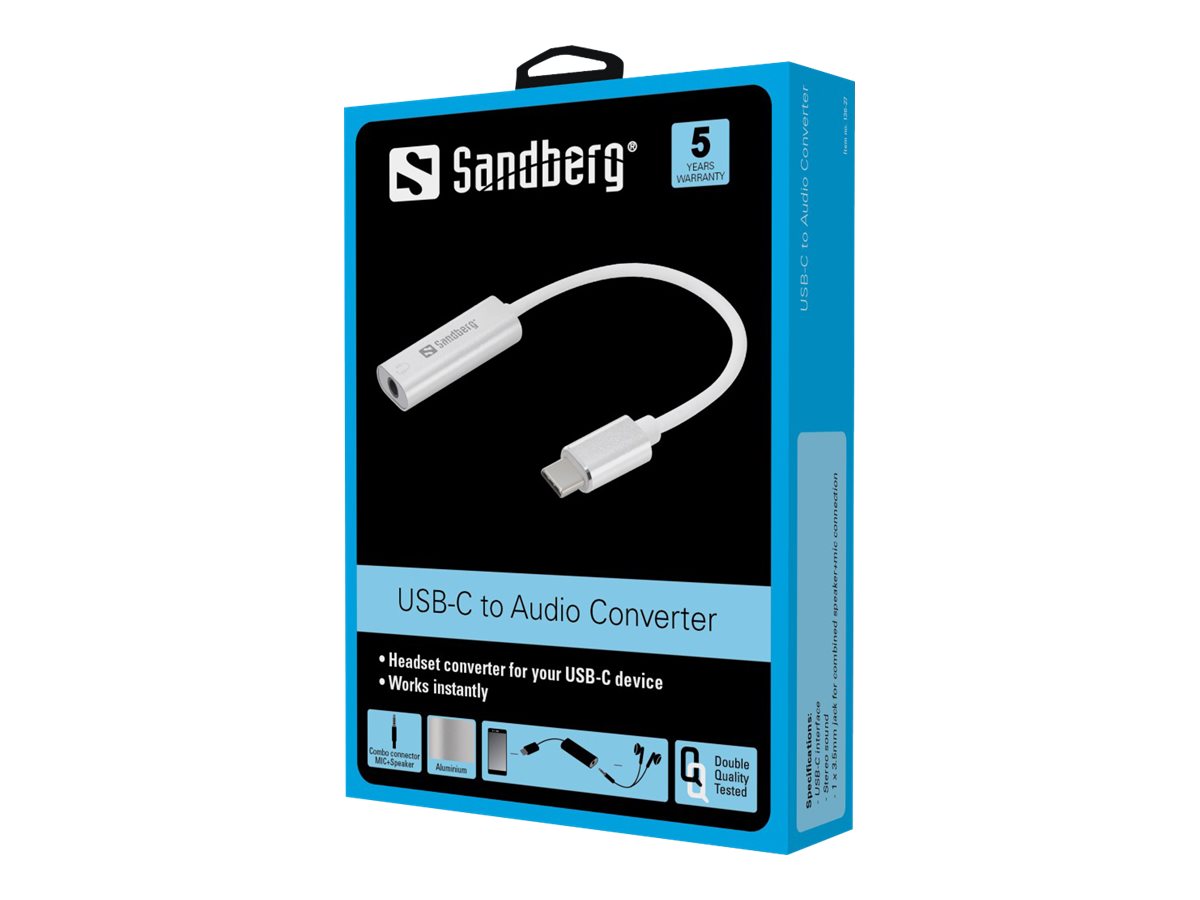 SANDBERG USB-C Audio Adapter