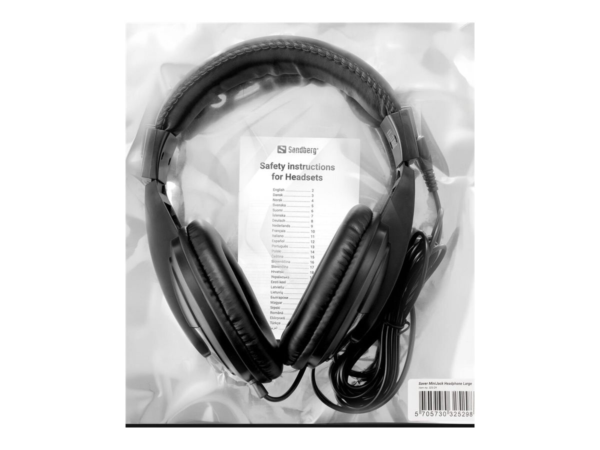 SANDBERG Saver MiniJack Headphone Large