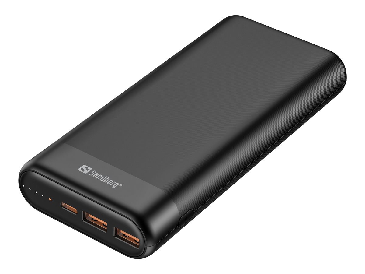 SANDBERG Powerbank 20000 PD65W+2xQC3.0