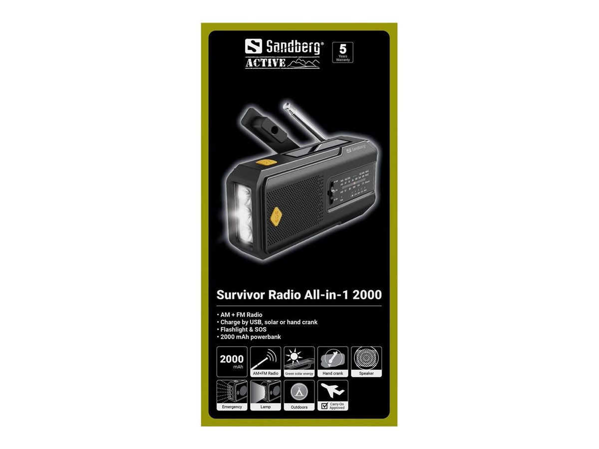 SANDBERG Survivor Radio All-in-1 2000