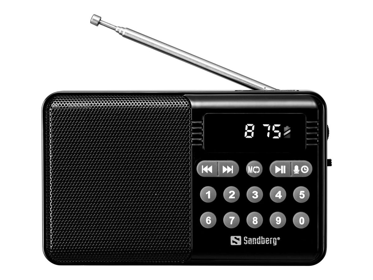 SANDBERG Speaker Radio FM+BT Recharge