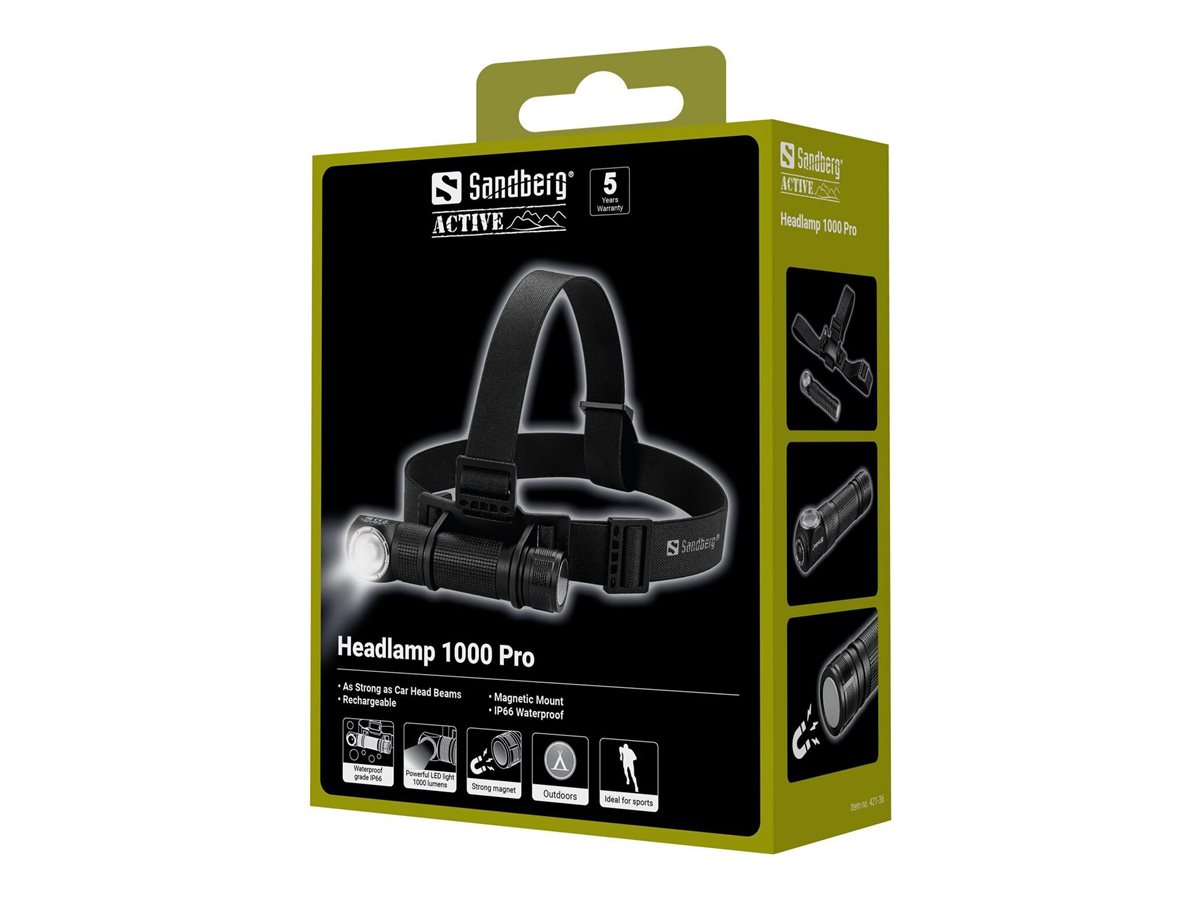 SANDBERG Headlamp 1000 Pro