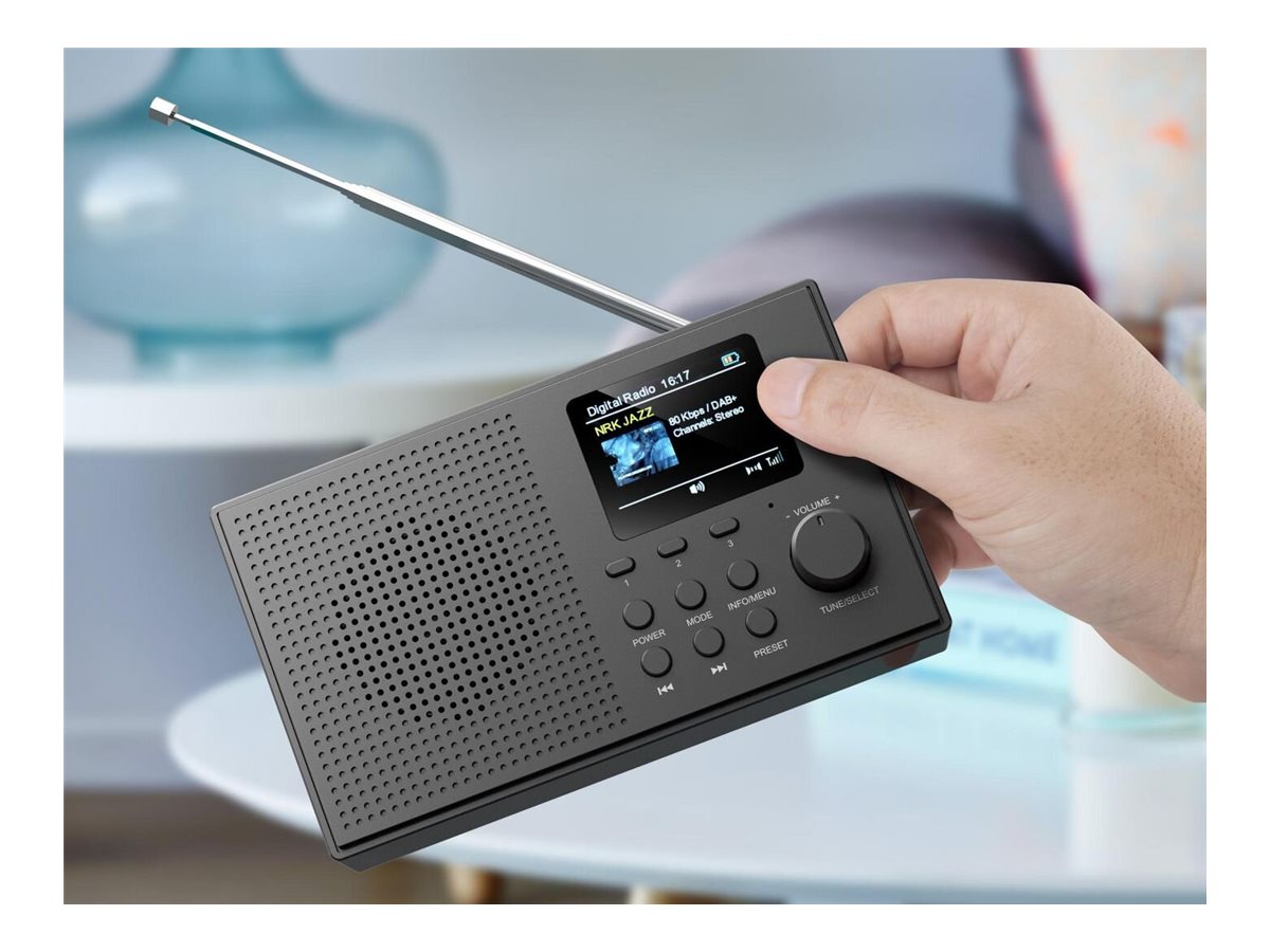 SANDBERG Speaker Radio DAB+BT Recharge