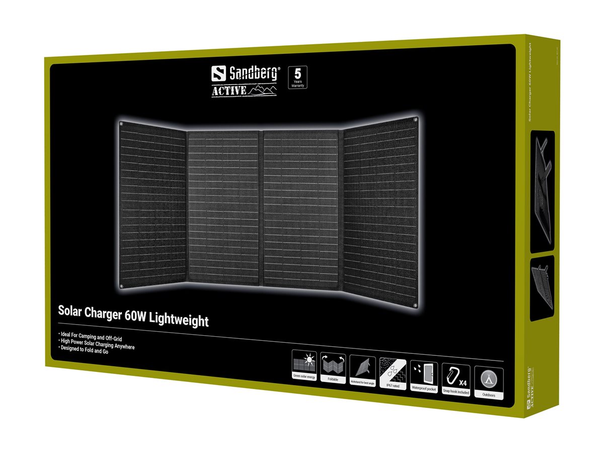 SANDBERG Solar Charger 60W LightWeight