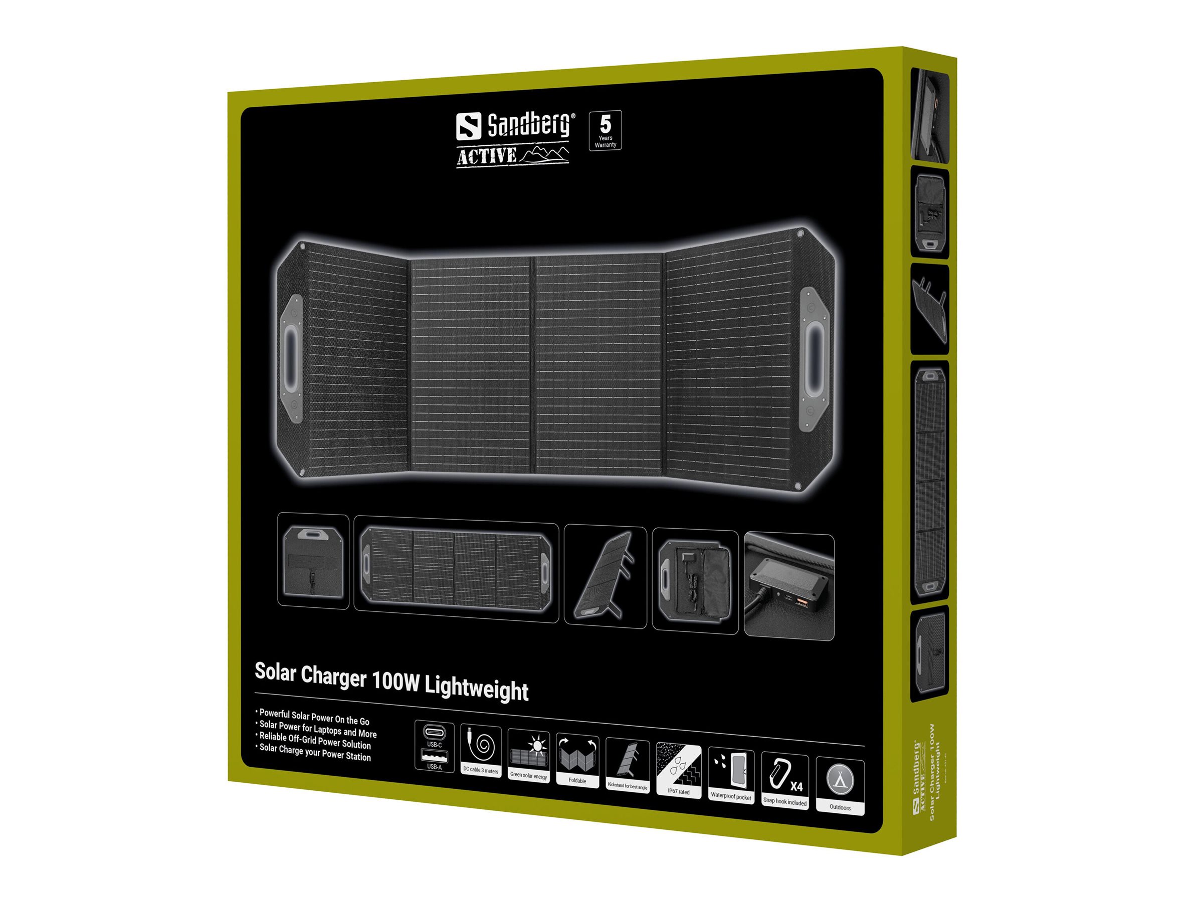 SANDBERG Solar Charger 100W LightWeight